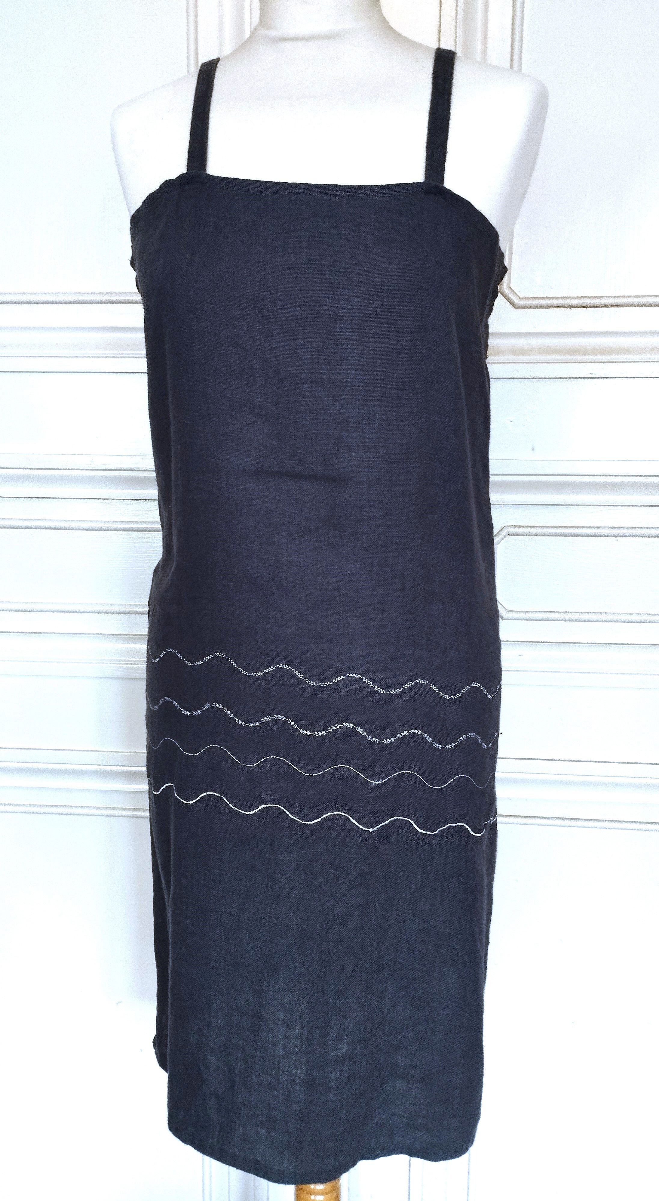 agnes b. Agnès B Robe Lin Ondulations T S Size S / US 4 / IT 40 - 1 Thumbnail