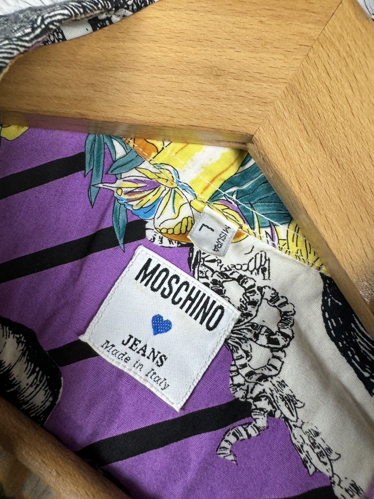 Japanese Brand × Moschino × Vintage Moschino Jean’s Men’s Long Sleeve Faces Shirt Vintage L Size US L / EU 52-54 / 3 - 5 Thumbnail