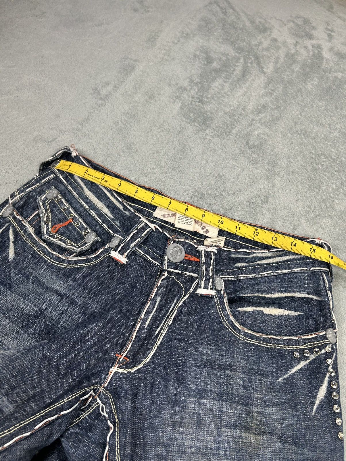 True Religion Vintage 00’s Laguna Beach Jeans co Flared Jeans Size US 31 - 13 Thumbnail
