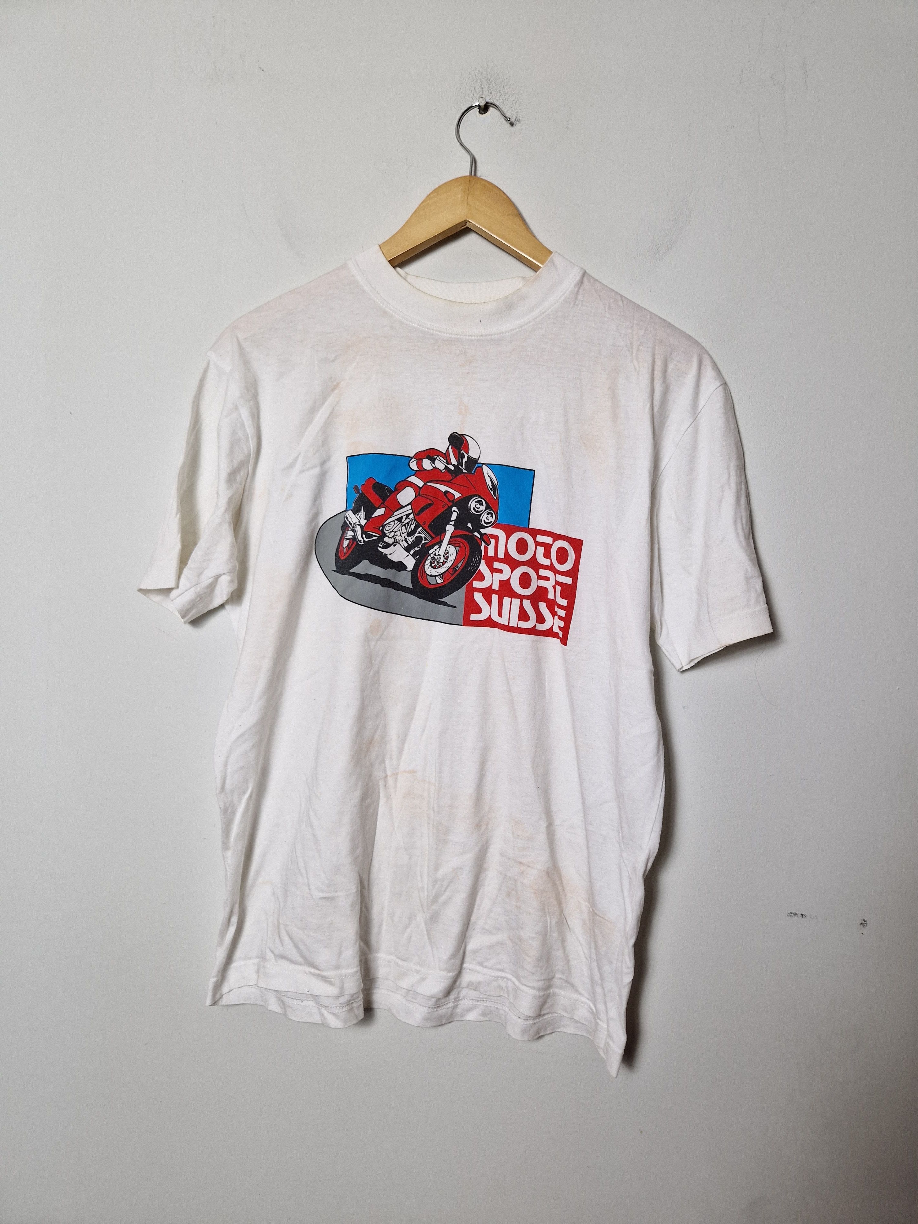 Indian Motorcycle × Vintage vintage moto sport suisse tee 90s y2k Size US M / EU 48-50 / 2 - 1 Thumbnail