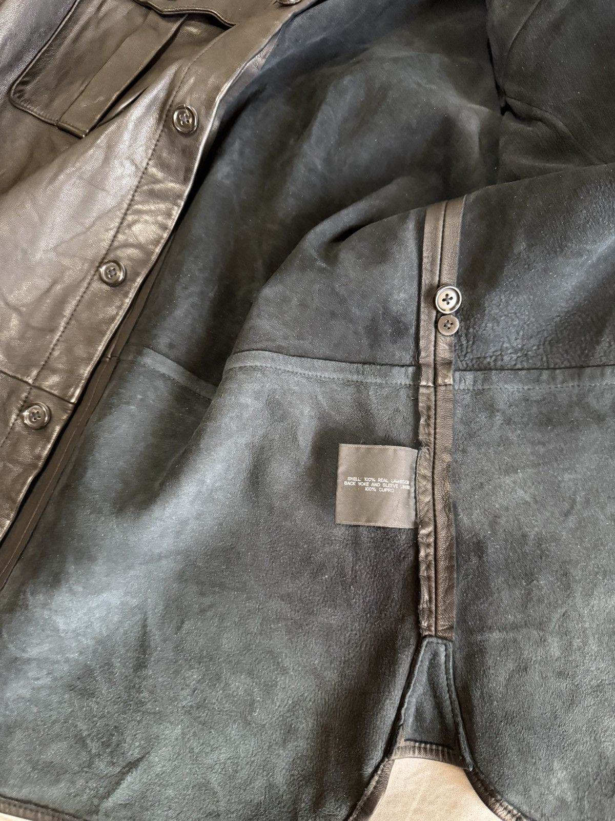 Ralph Lauren Ralph Lauren Black Leather Shirt Size US M / EU 48-50 / 2 - 5 Thumbnail