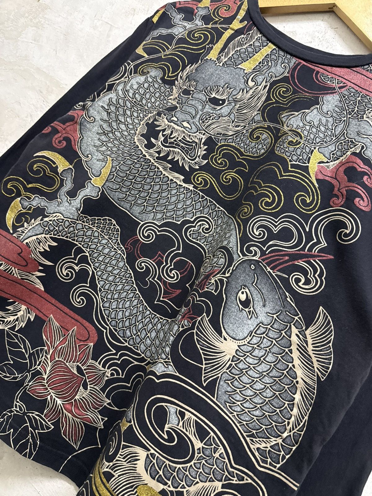 Japanese Brand Sukajan Dragon Inspired Tamashi Karakuri Tee Size US M / EU 48-50 / 2 - 3 Thumbnail