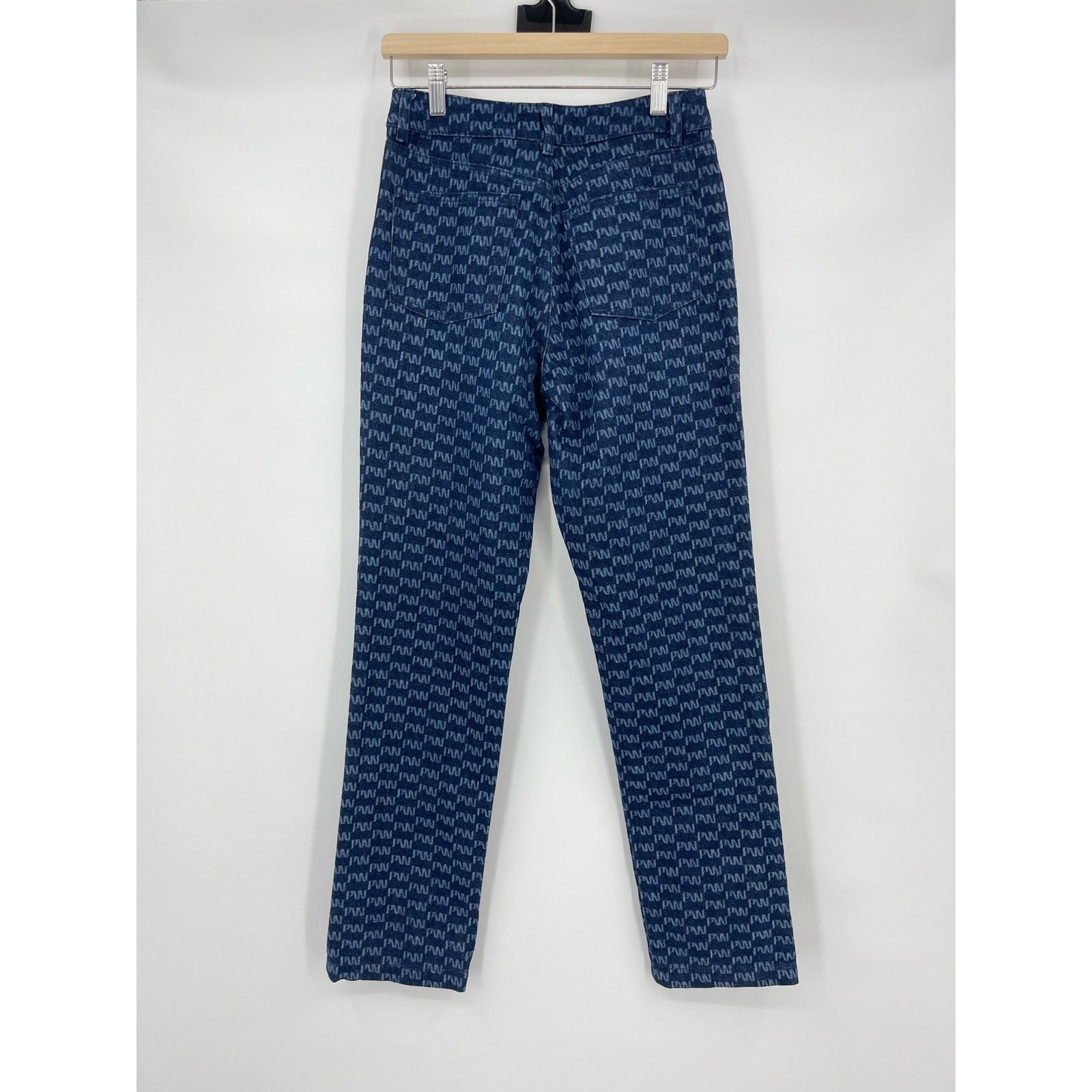 Paloma Wool Paloma Wool | Keira PW All Over Logo Printed Straight Jeans Size 27" / US 4 / IT 40 - 5 Thumbnail