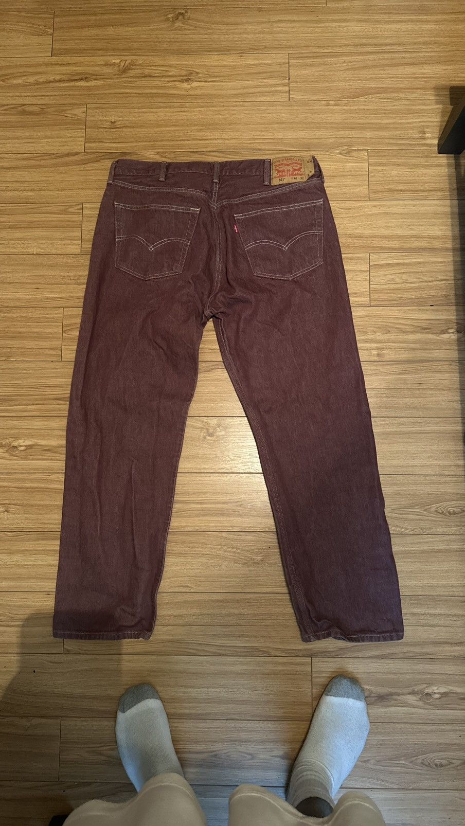 Levi's Levi mens 501 Jeans Size US 40 / EU 56 - 4 Thumbnail
