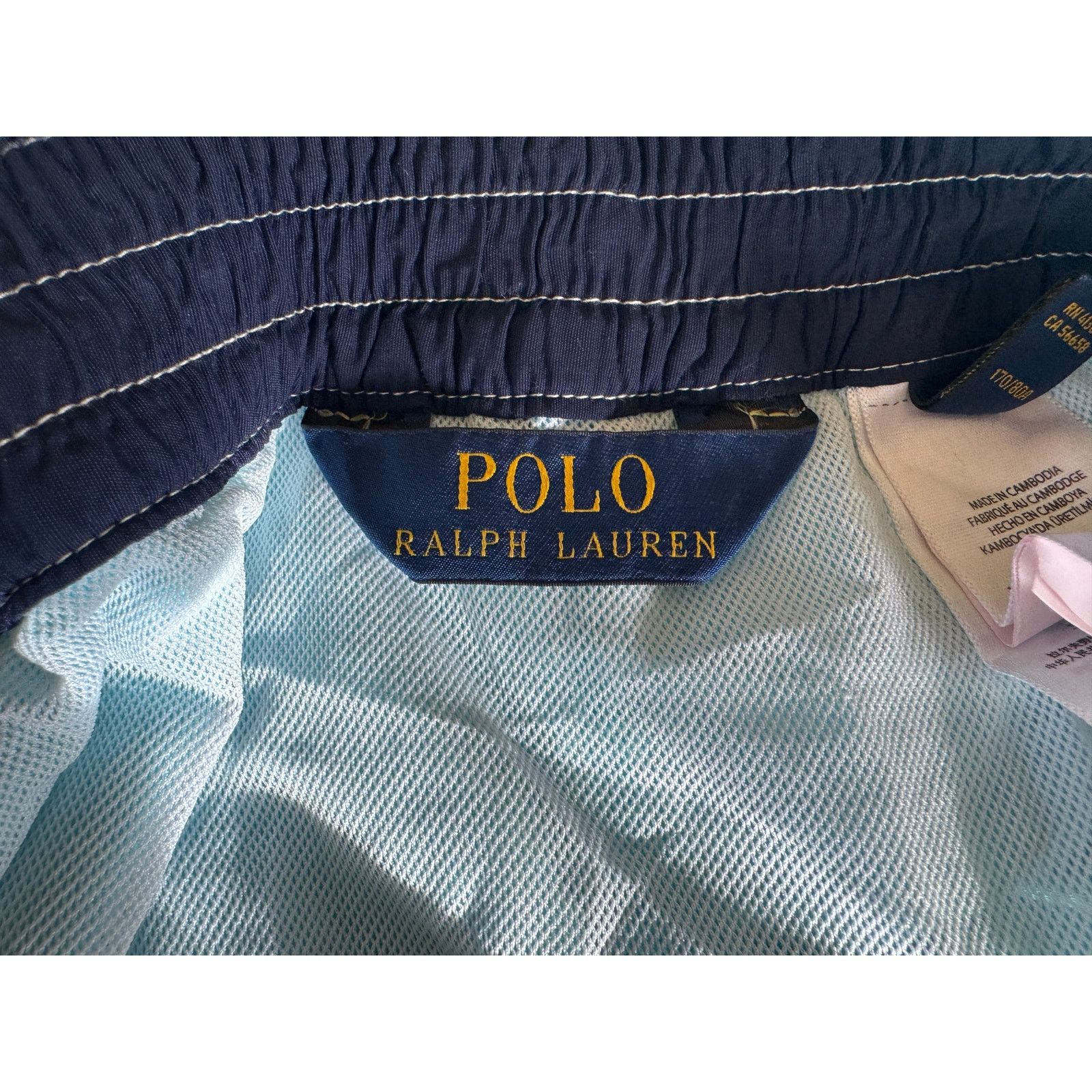 Polo Ralph Lauren Mens Small Polo Ralph Lauren Light Blue Swimwear Trunks Size US 28 / EU 44 - 2 Thumbnail
