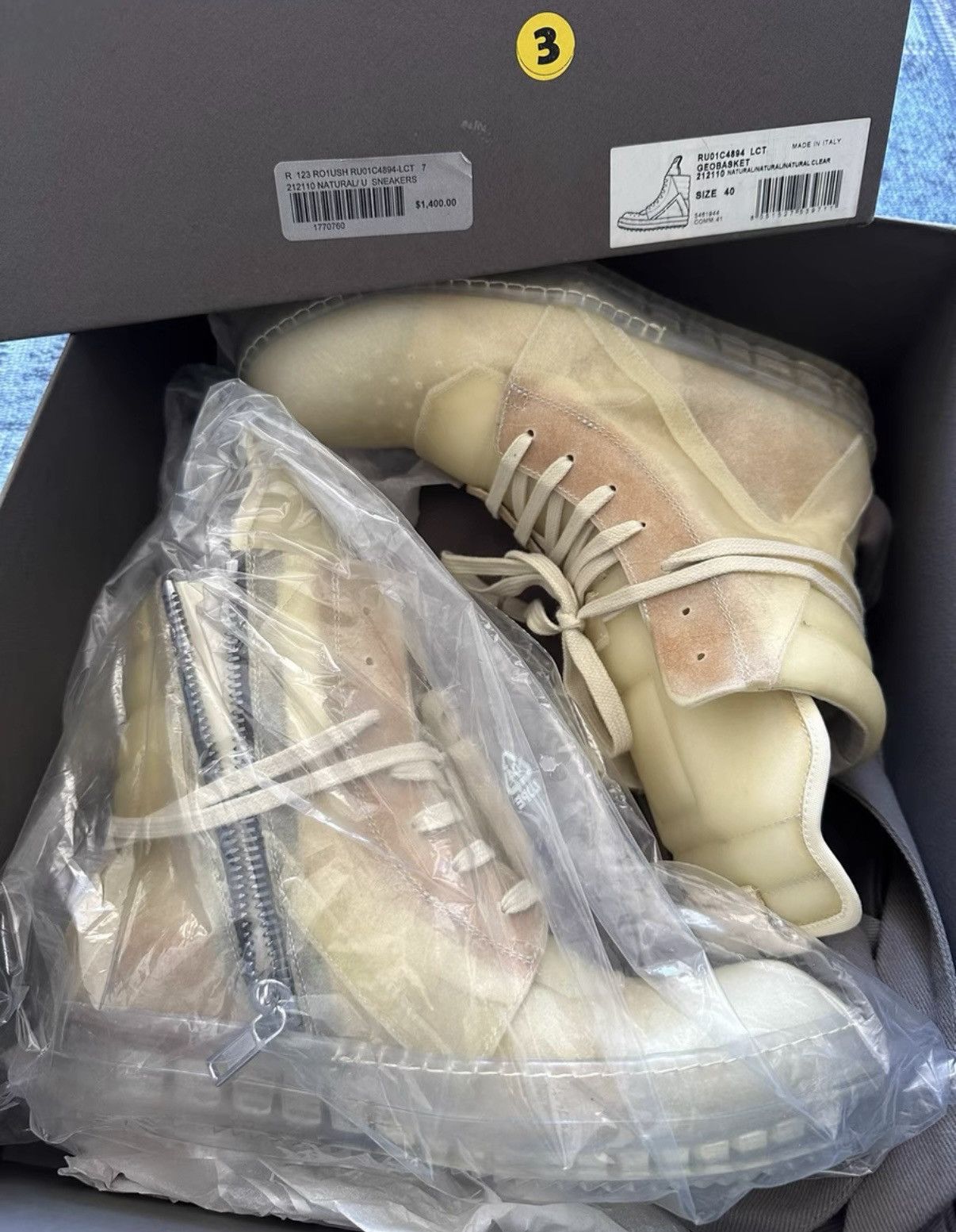 Rick Owens Rick Owens mainline Ghost Inverted Triangle Size US 7 / EU 40 - 7 Thumbnail
