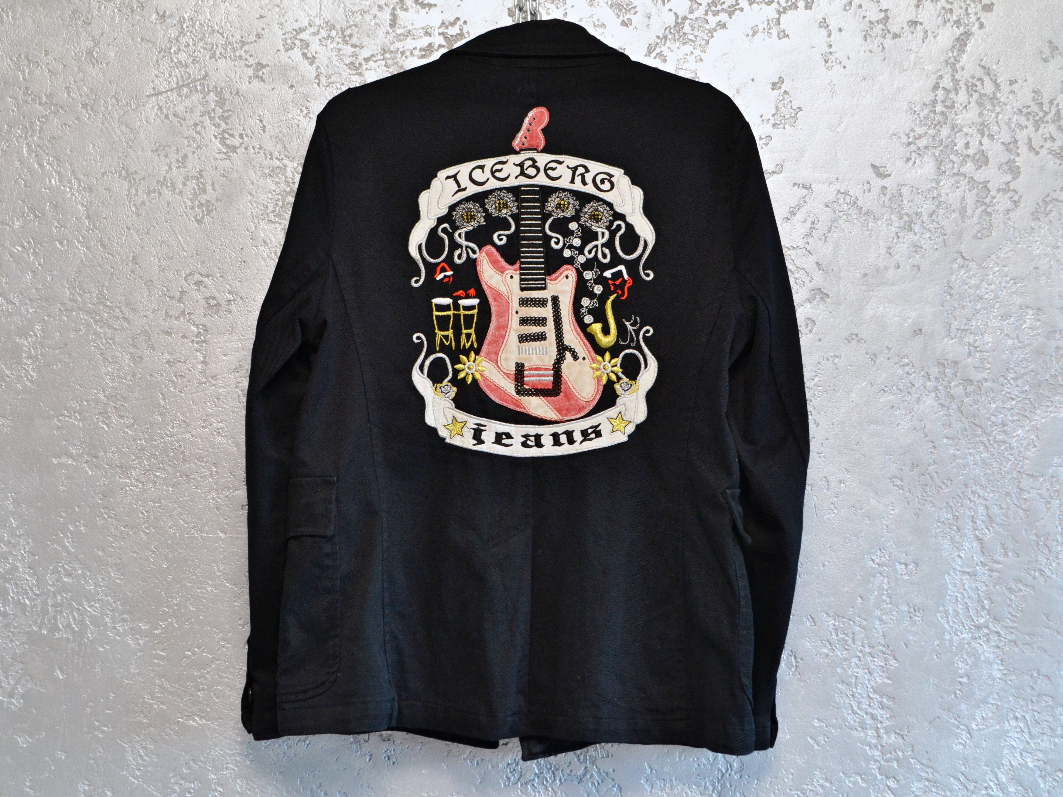 Iceberg ICEBERG Jeans Vintage Women Black Denim Jacket Size M / US 6-8 / IT 42-44 - 1 Thumbnail