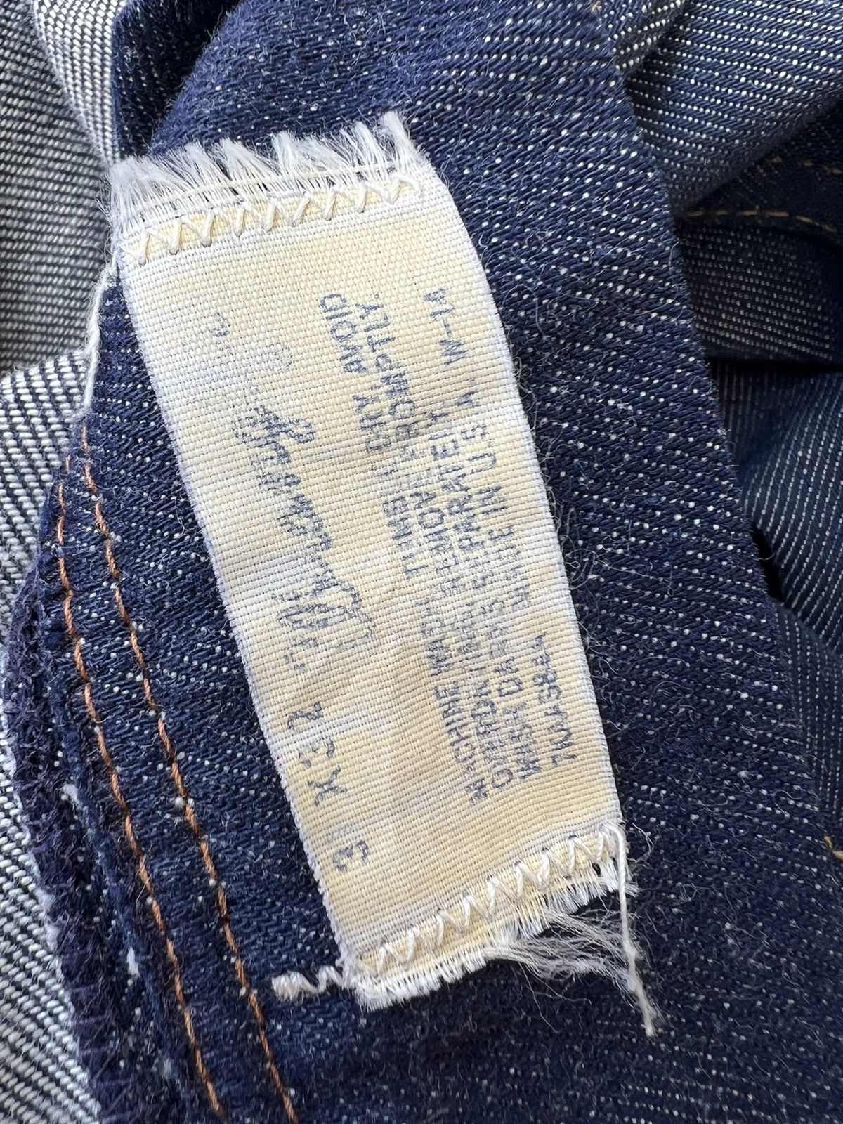 Vintage Vintage 60s Wrangler TALON Zipper Light Denim Bootcut Jeans Size US 30 / EU 46 - 24 Thumbnail