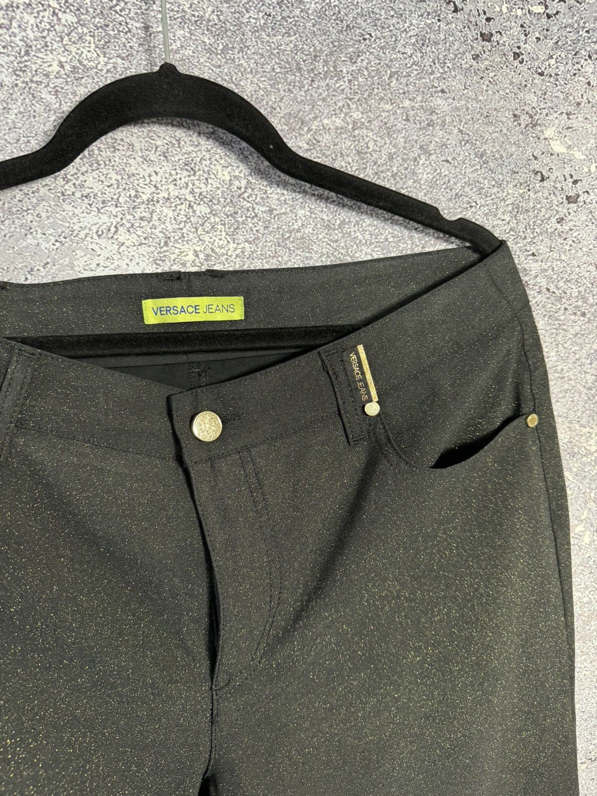 Versace Versace Jeans woman pants with silver y2k oldmoney Size 32" / US 10 / IT 46 - 8 Thumbnail