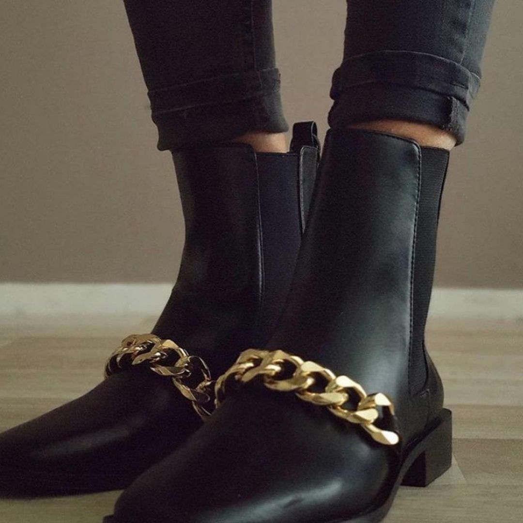 Zara ZARA Black US 8 Square Toe Boots NWT LAST ONE!!! Size US 8 / IT 38 - 6 Thumbnail