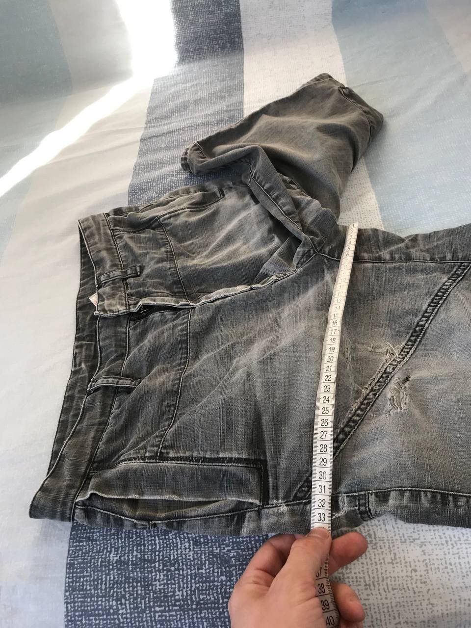 Nike 🔥 Vintage Nike Cargo Destroyed Shorts Distressed Carhartt Size US 30 / EU 46 - 12 Thumbnail