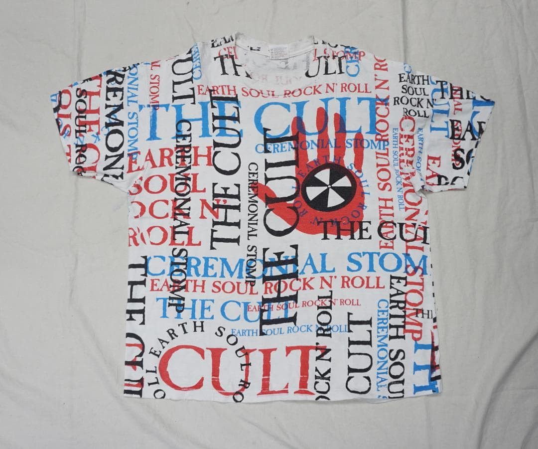 Vintage 90's THE CULT Tシャツ Fear of God Size US L / EU 52-54 / 3 - 1 Thumbnail