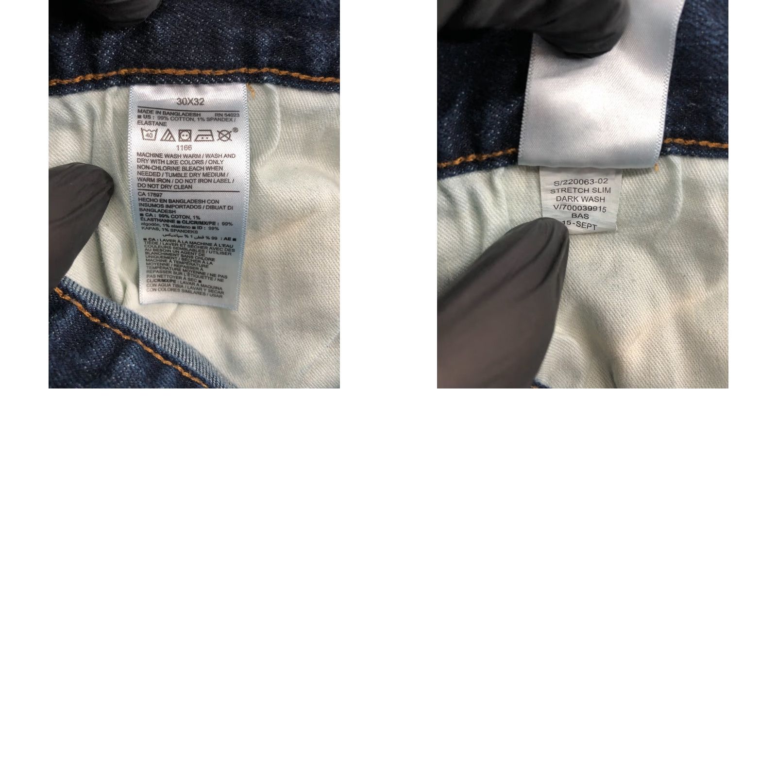 Old Navy Old Navy Slim Straight Jeans Mens 30x32 Dark Blue Denim Slim Fit 5-Pocket Zip Fly Belt Loops Straight Leg Jeans Men Size US 30 / EU 46 - 9 Thumbnail