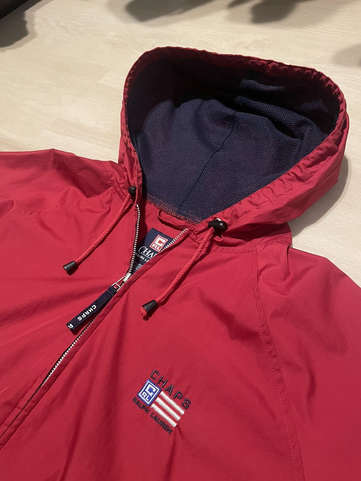 Chaps Ralph Lauren × Polo Ralph Lauren × Ralph Lauren Vintage 90’s Chaps Ralph Lauren Nautical Windbreaker Size US L / EU 52-54 / 3 - 2 Thumbnail