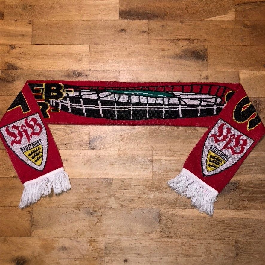 Chelsea Soccer Vfb Stuttgart Club Scarf Logo Size ONE SIZE - 1 Thumbnail
