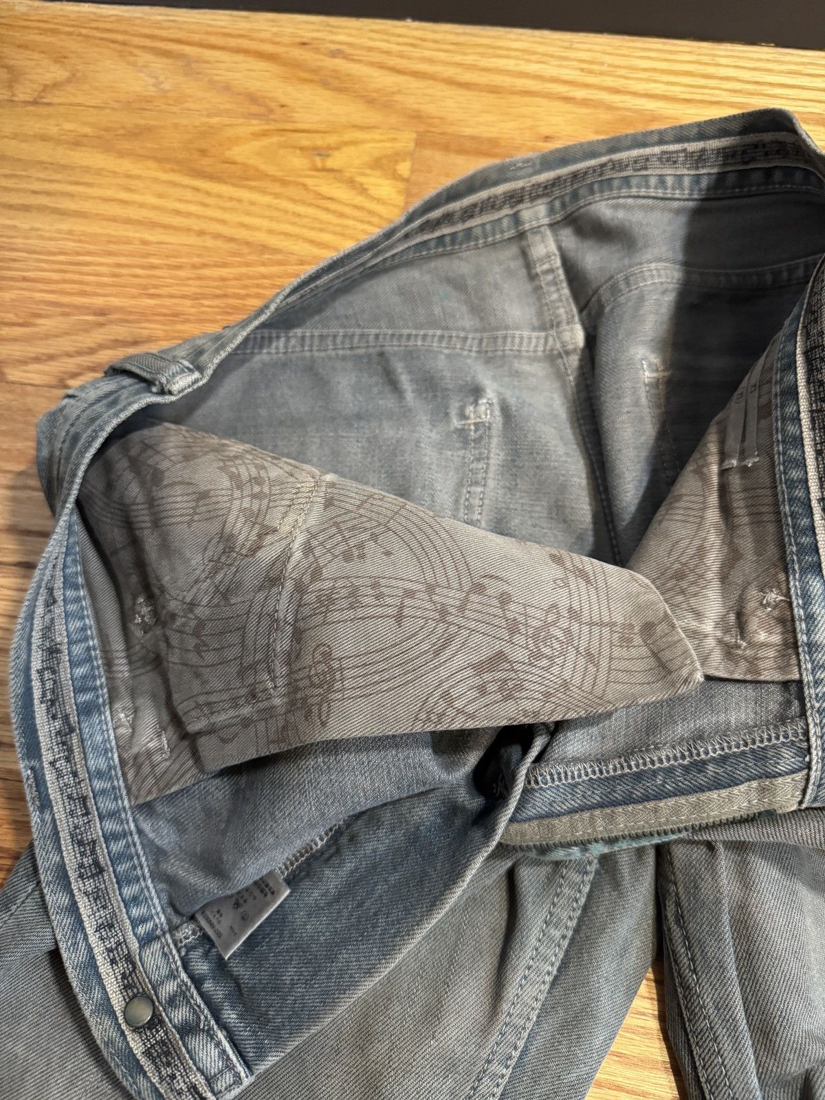 Number (N)ine Number (N)ine 2007 Pain Mud Wash Denim Size US 29 - 3 Thumbnail