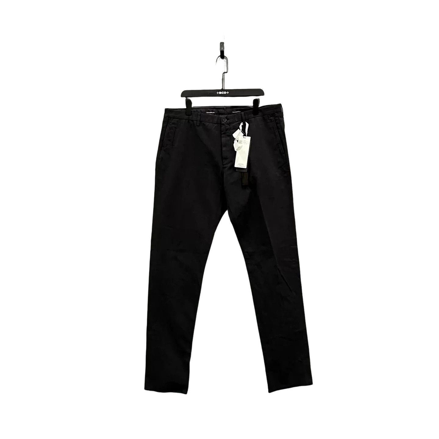 Z Zegna Zegna Black Cotton Casual Trousers EU 56 Size US 40 / EU 56 - 1 Thumbnail