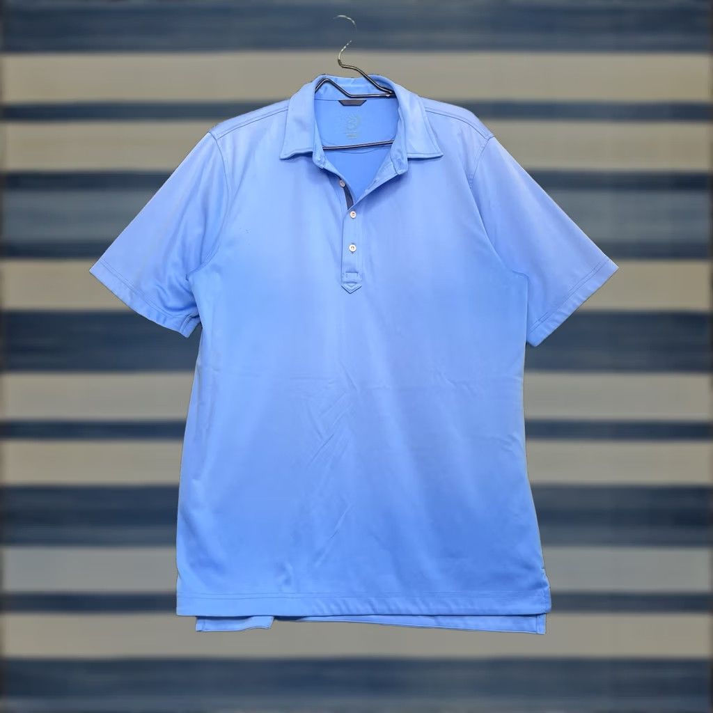 Vintage Zero Restriction Tour Series Polo Shirt Mens Large Blue Golf Outdoor Activewear Casual Shirts Size US L / EU 52-54 / 3 - 1 Thumbnail