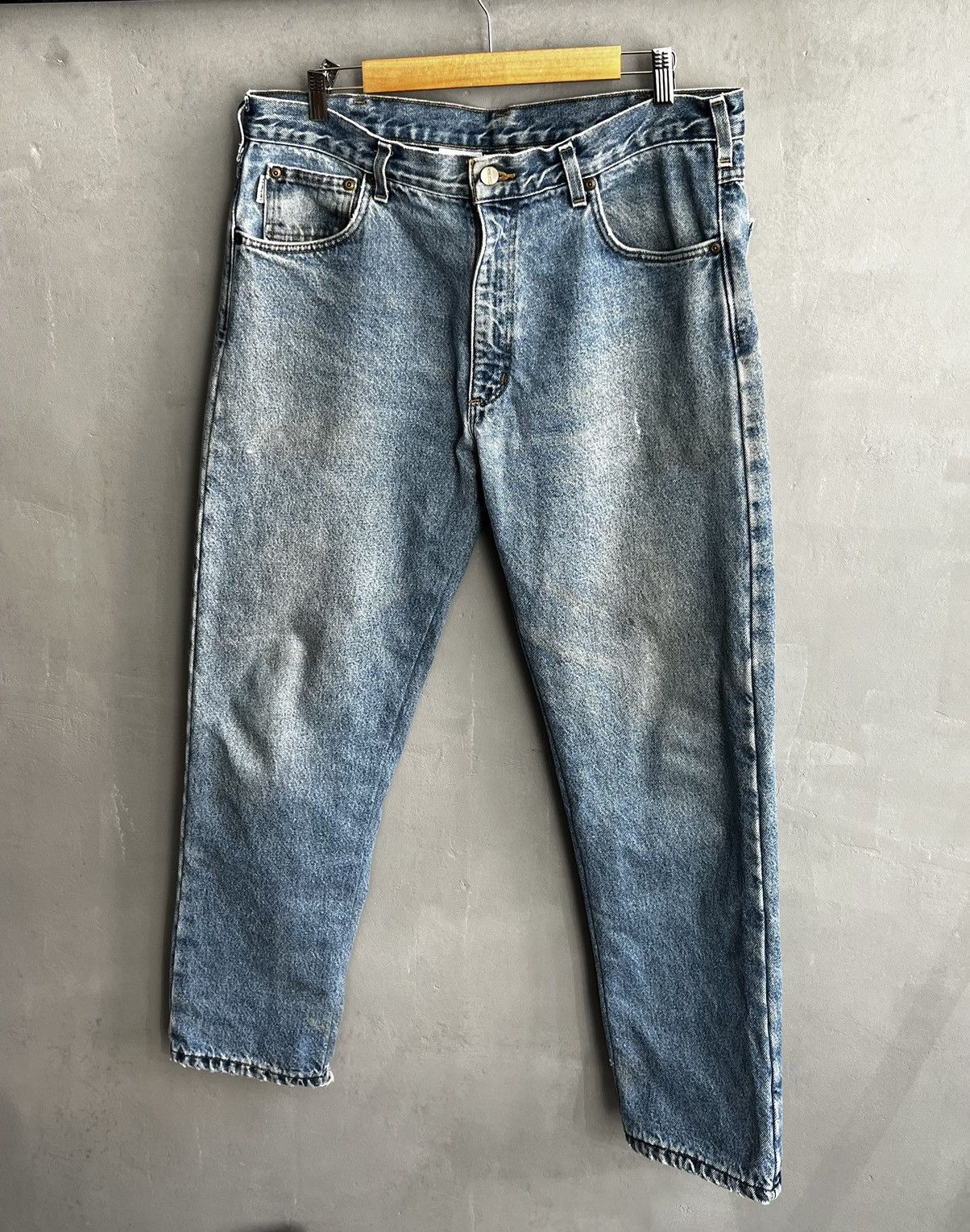 Carhartt × Vintage Carhartt denim vintage 90s Size US 36 / EU 52 - 1 Thumbnail