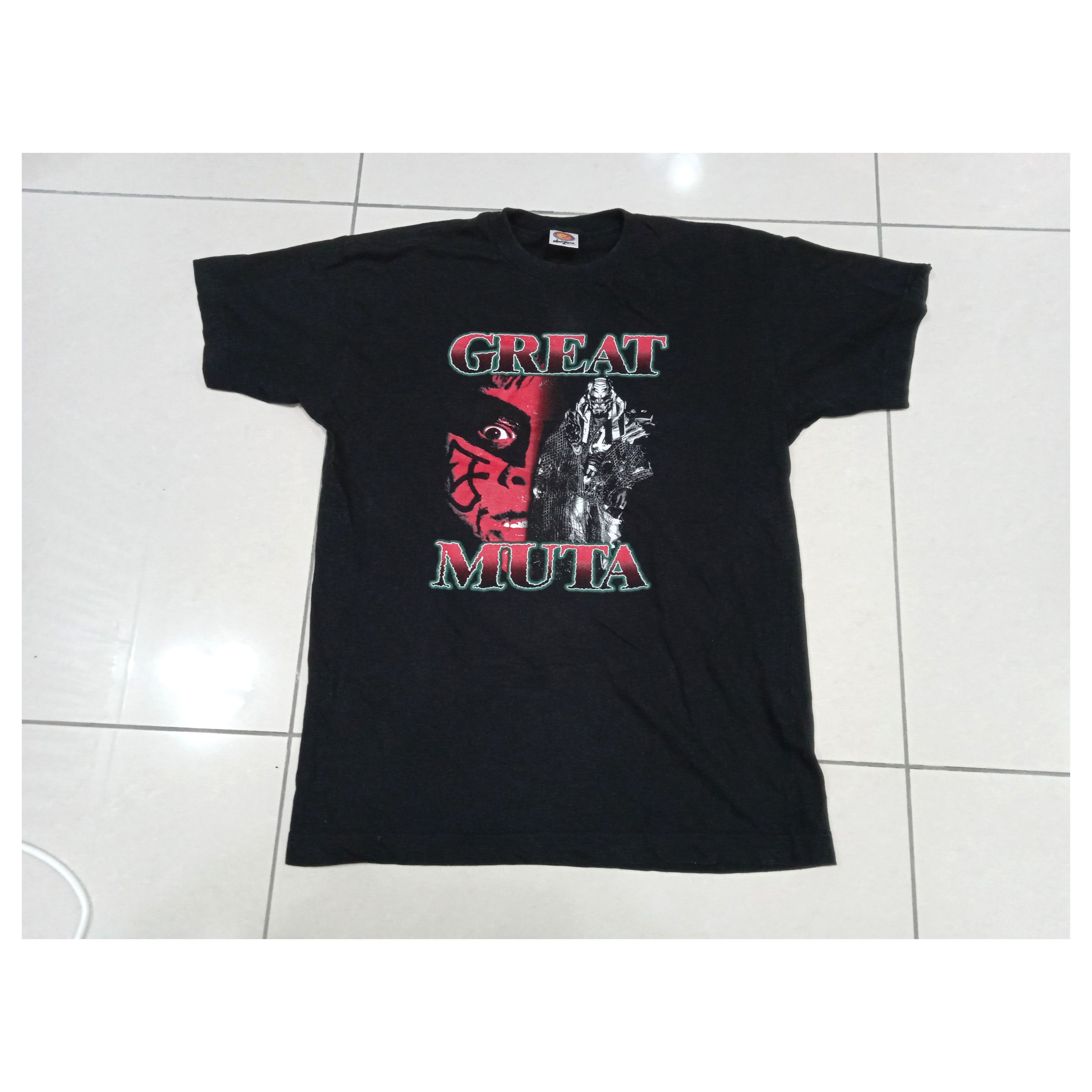 Vintage × WWE × WWF Vintage 90s NJPW The Great Muta Keiji Mutoh T-Shirt Size US M / EU 48-50 / 2 - 1 Thumbnail