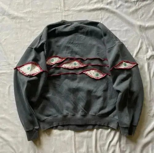 Other Goth Punk Graphic Patchwork Sweater Mens Size US L / EU 52-54 / 3 - 2 Thumbnail