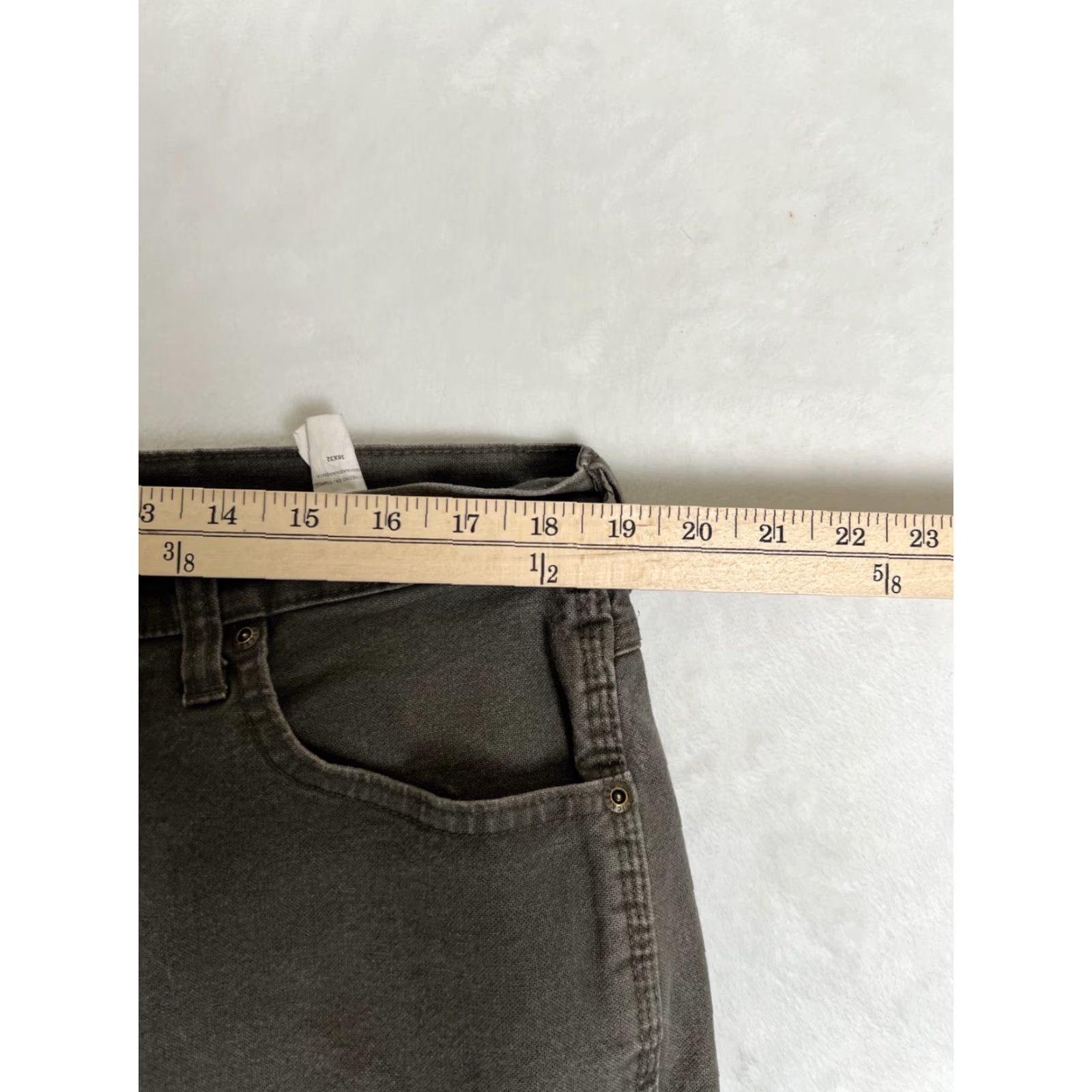 Dickies VINTAGE Dickies Green Carpenter Pants 38x32 Workwear 5-Pocket Cotton Canvas Jeans Mens Straight 90s Grunge USA Size US 38 / EU 54 - 4 Thumbnail