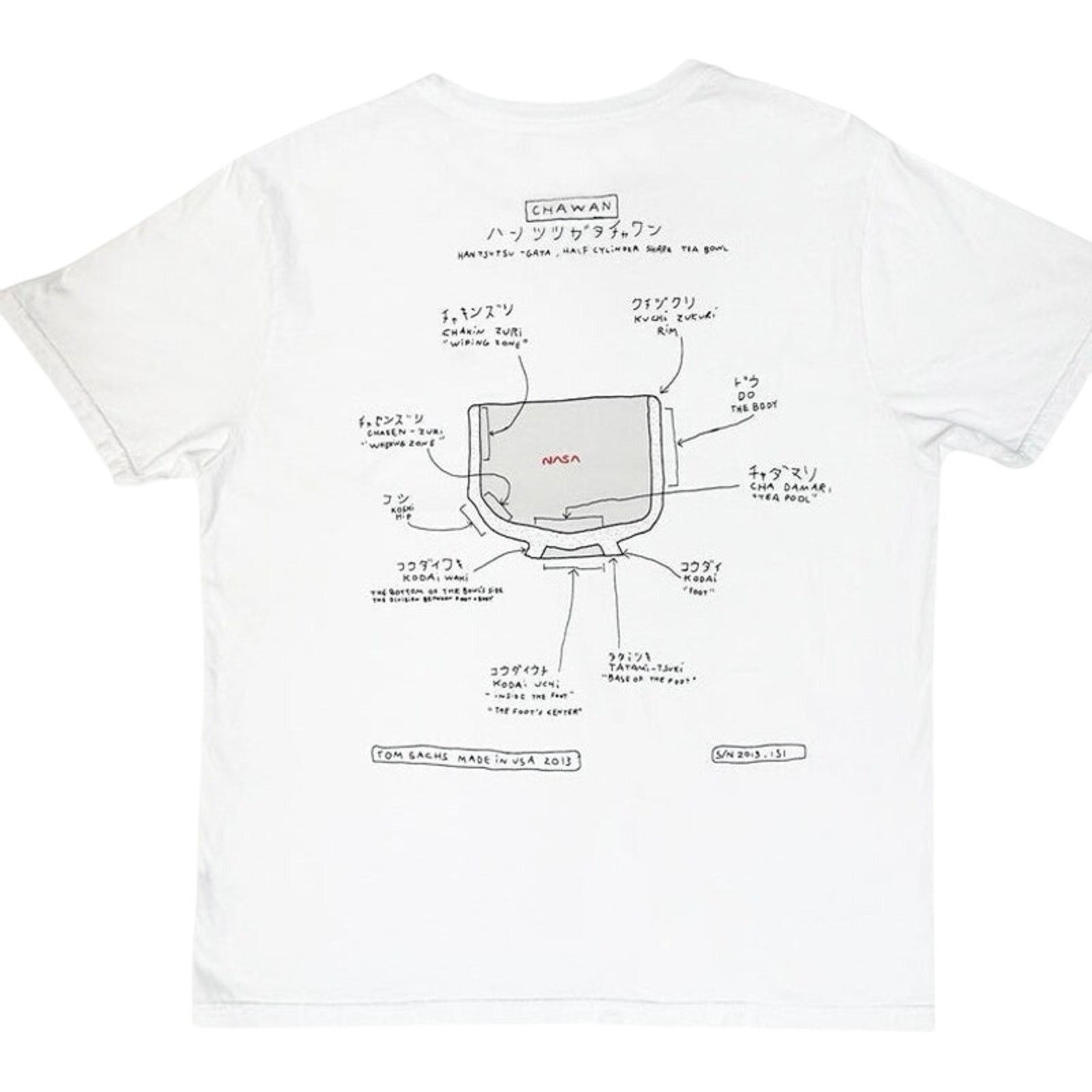 Tom Sachs TOM SACHS Chawan Tee Size XS New with Tag, Sold out online Size US XS / EU 42 / 0 - 4 Thumbnail