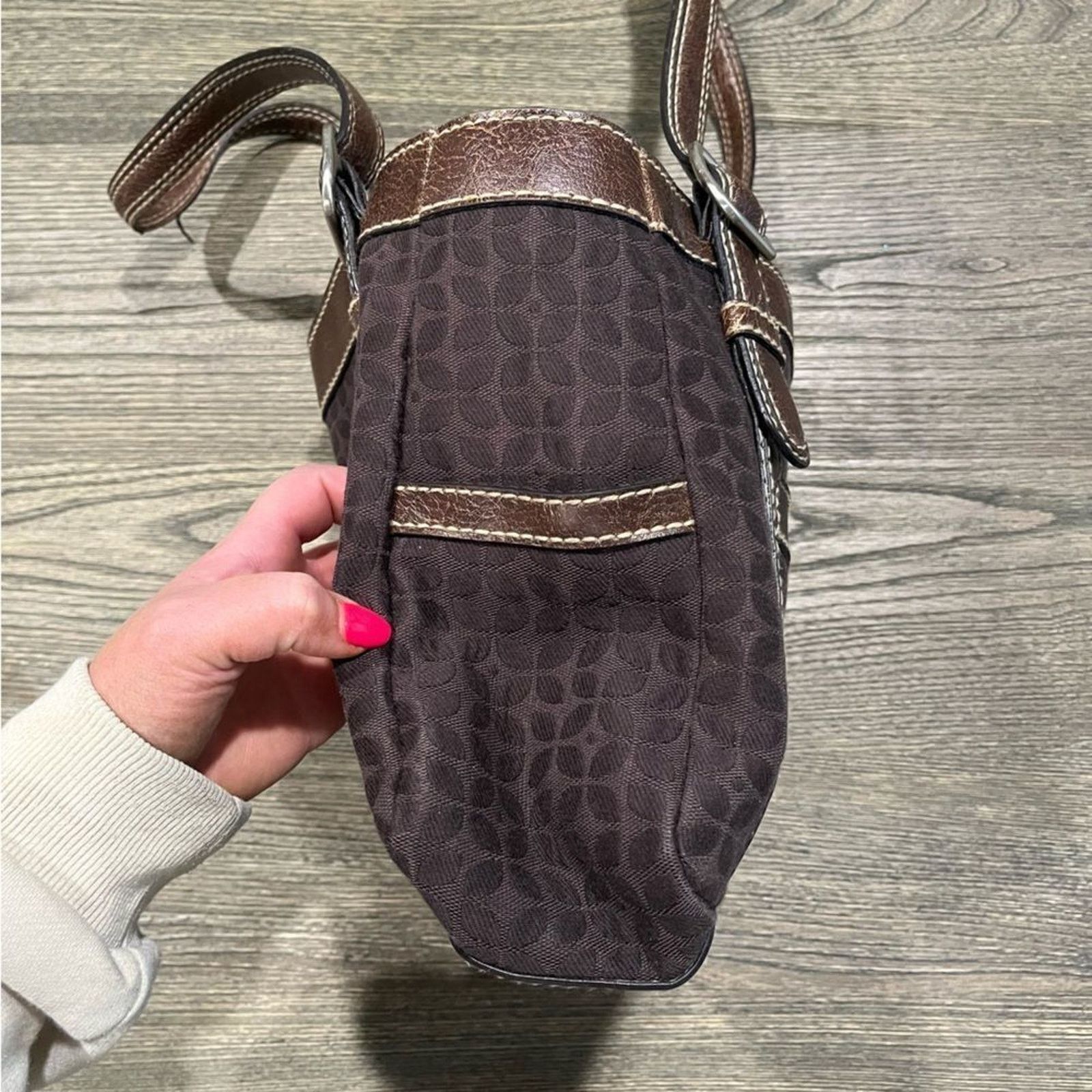 Fossil Fossil Classy Purse Patterned Shoulder Bag Adjustable StrapM Size ONE SIZE - 3 Thumbnail