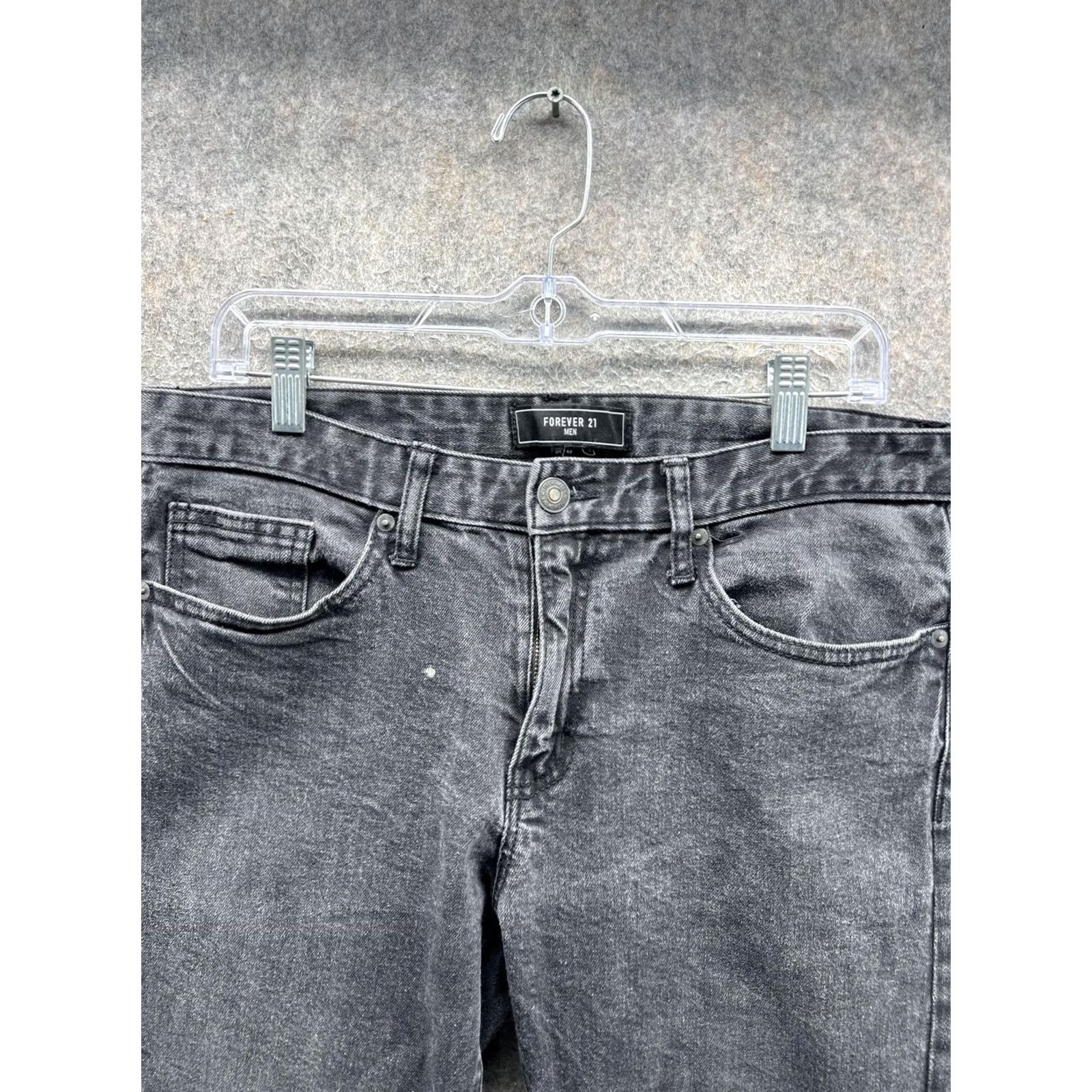 Forever 21 Forever 21 Jeans Mens 32 Gray Slim Skinny Stretch Denim Charcoal Wash Casual Size US 32 / EU 48 - 6 Thumbnail