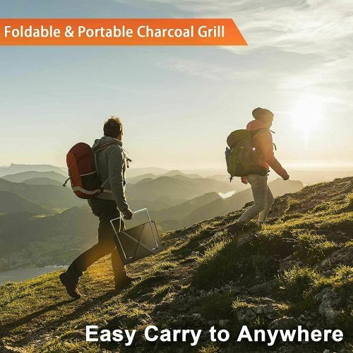 Designer × Homemade YSSOA 12” Portable Grill Charcoal Barbecue Grill - Folding G Size US L / EU 52-54 / 3 - 6 Thumbnail