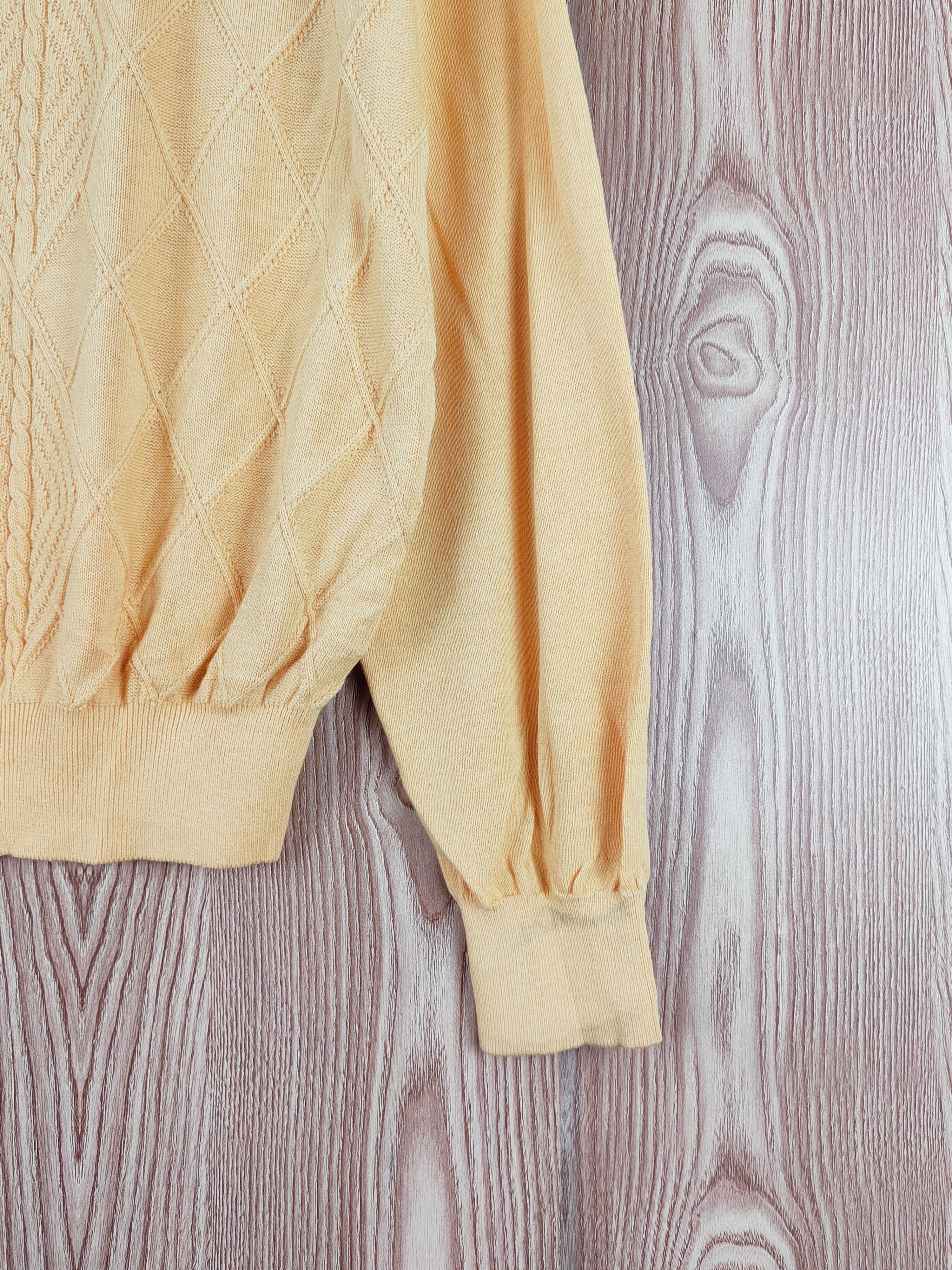 DAKS Daks London Yellow Golf Knitwear Sweatshirts #W128 Size US M / EU 48-50 / 2 - 7 Thumbnail