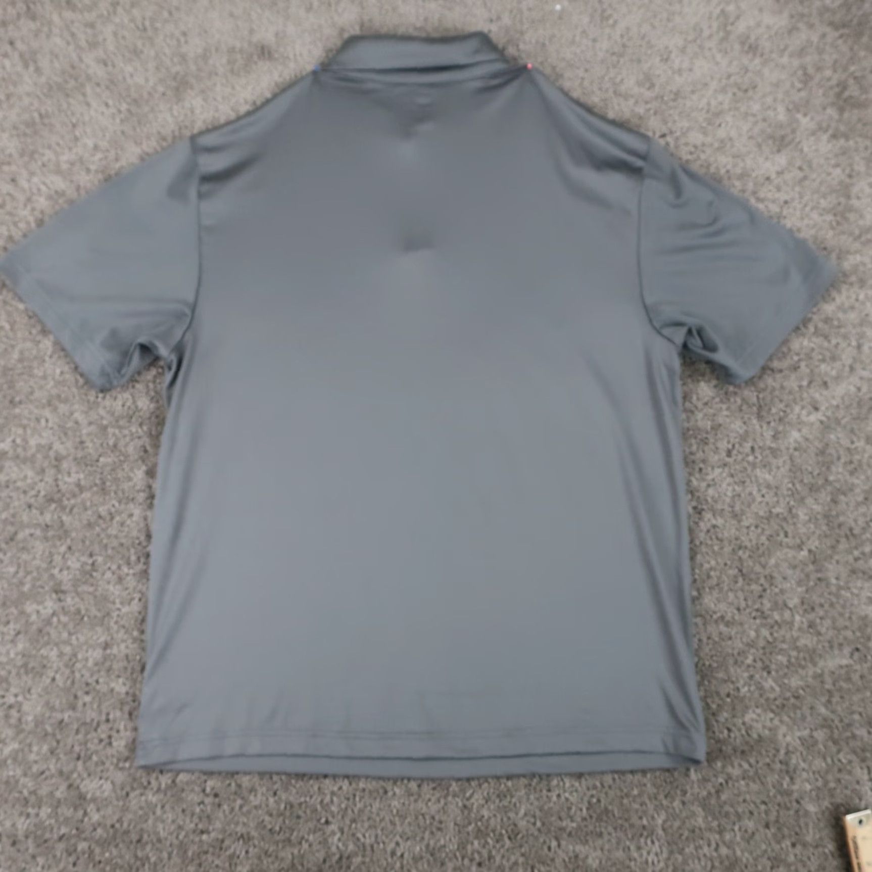 Vintage Rorie Whelan Golf Polo Shirt Large Solid Gray Lightweight Performance Stretch Shirt Mens Polo Size US L / EU 52-54 / 3 - 3 Thumbnail