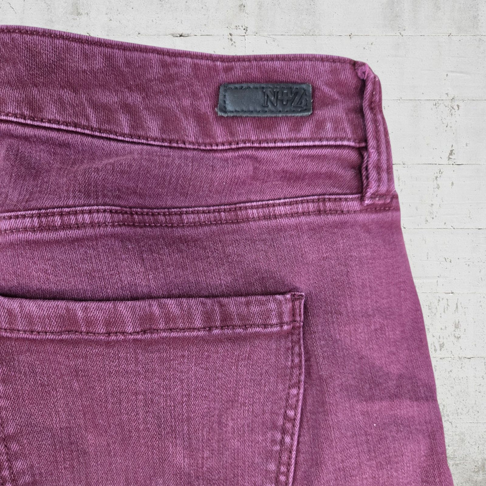 Other Liverpool Nic and Zoe Black Cherry Skinny Jeans Size 8 Size 30" / US 8 / IT 44 - 6 Thumbnail