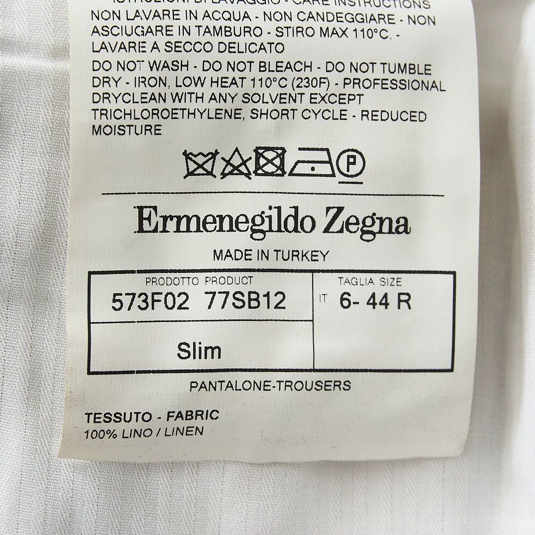 Ermenegildo Zegna Ermenegildo Zegna Men's Linen Casual Pants Size US 32 / EU 48 - 7 Thumbnail