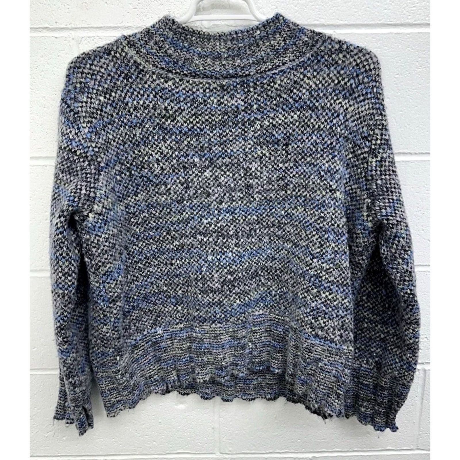 Free People Free People Sweater Pullover Women's L Blue Cotton Candy Pullover Sweater Size L Women Blue Cotton Candy Pullover Sweater 90s Mens Womens Bentley Size L / US 10 / IT 46 - 7 Thumbnail