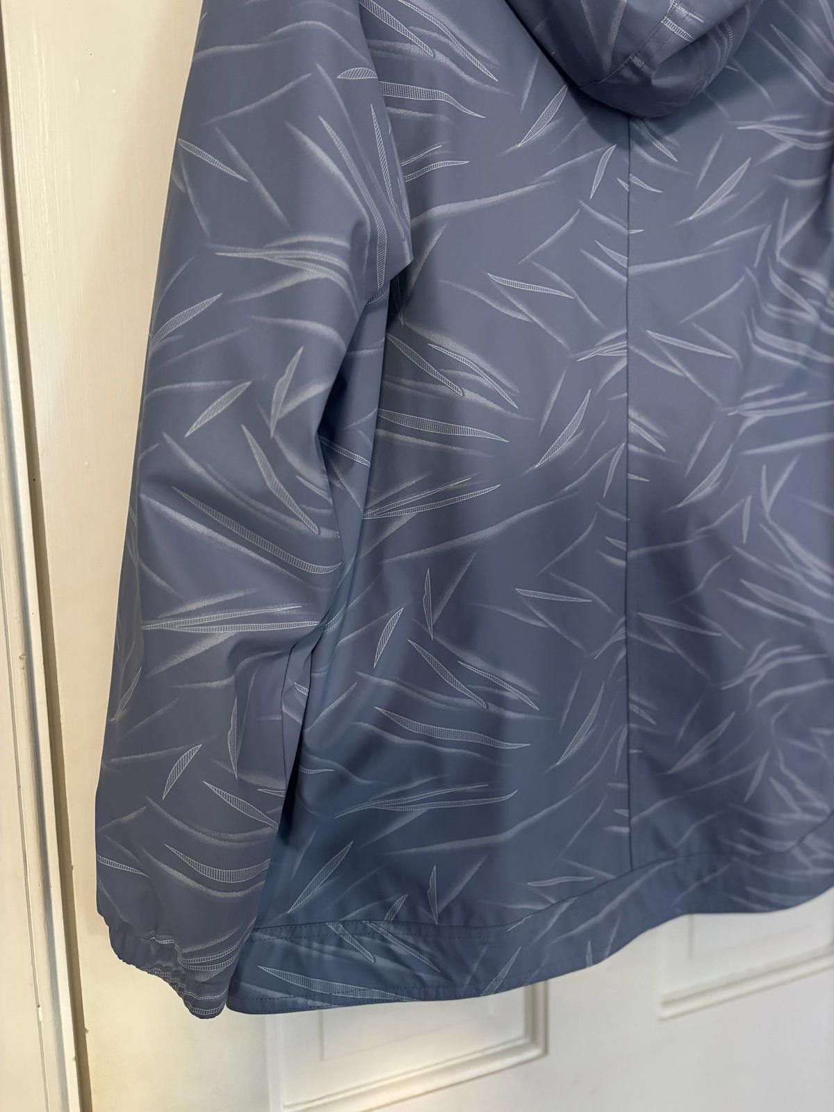 Weatherproof Weatherproof Vintage Blue Patterned Rain Jacket with Hood Size S / US 4 / IT 40 - 8 Thumbnail