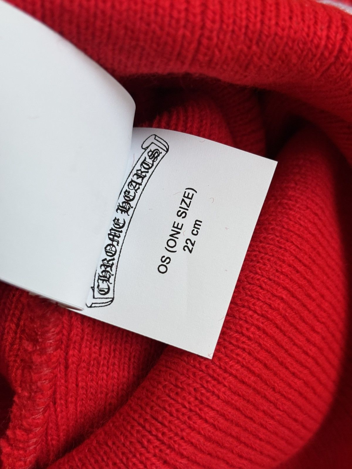 Chrome Hearts Chrome Hearts Red Logo Beanie Size ONE SIZE - 8 Thumbnail