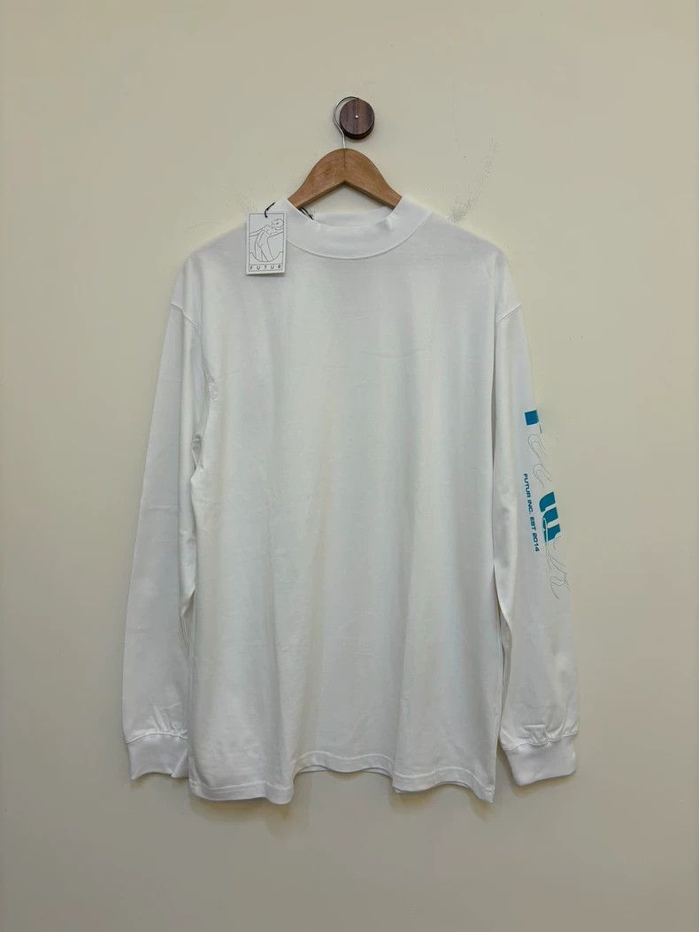 Rick Owens Futuristic Long Sleeve Tee with Print Size US XL / EU 56 / 4 - 1 Thumbnail