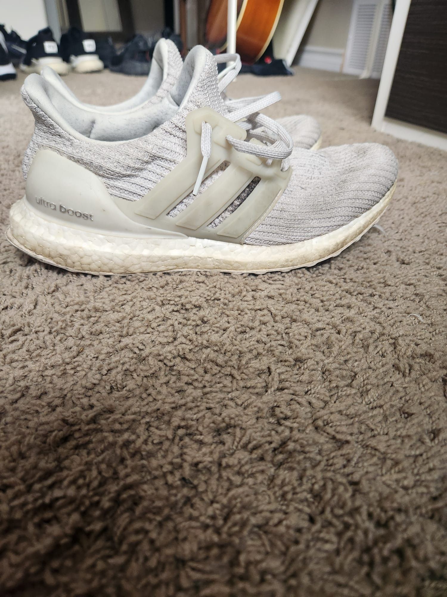 Adidas adidas Ultra Boost 4.0 Chalk Grey Size US 8.5 / EU 41-42 - 4 Thumbnail