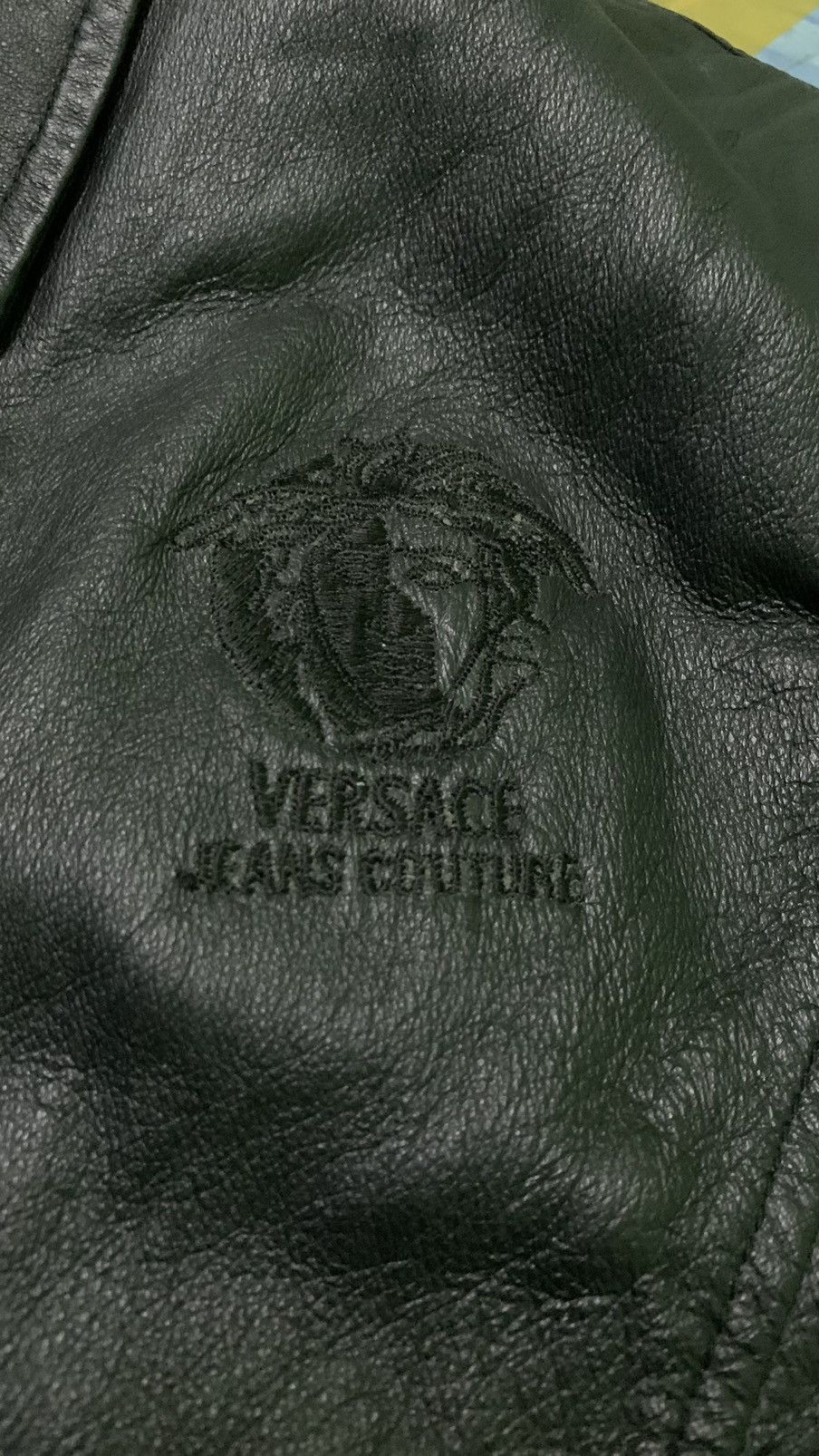 Versace Jeans Couture Vtg Jacket Leather Versace Jeans Couture Size US M / EU 48-50 / 2 - 3 Thumbnail