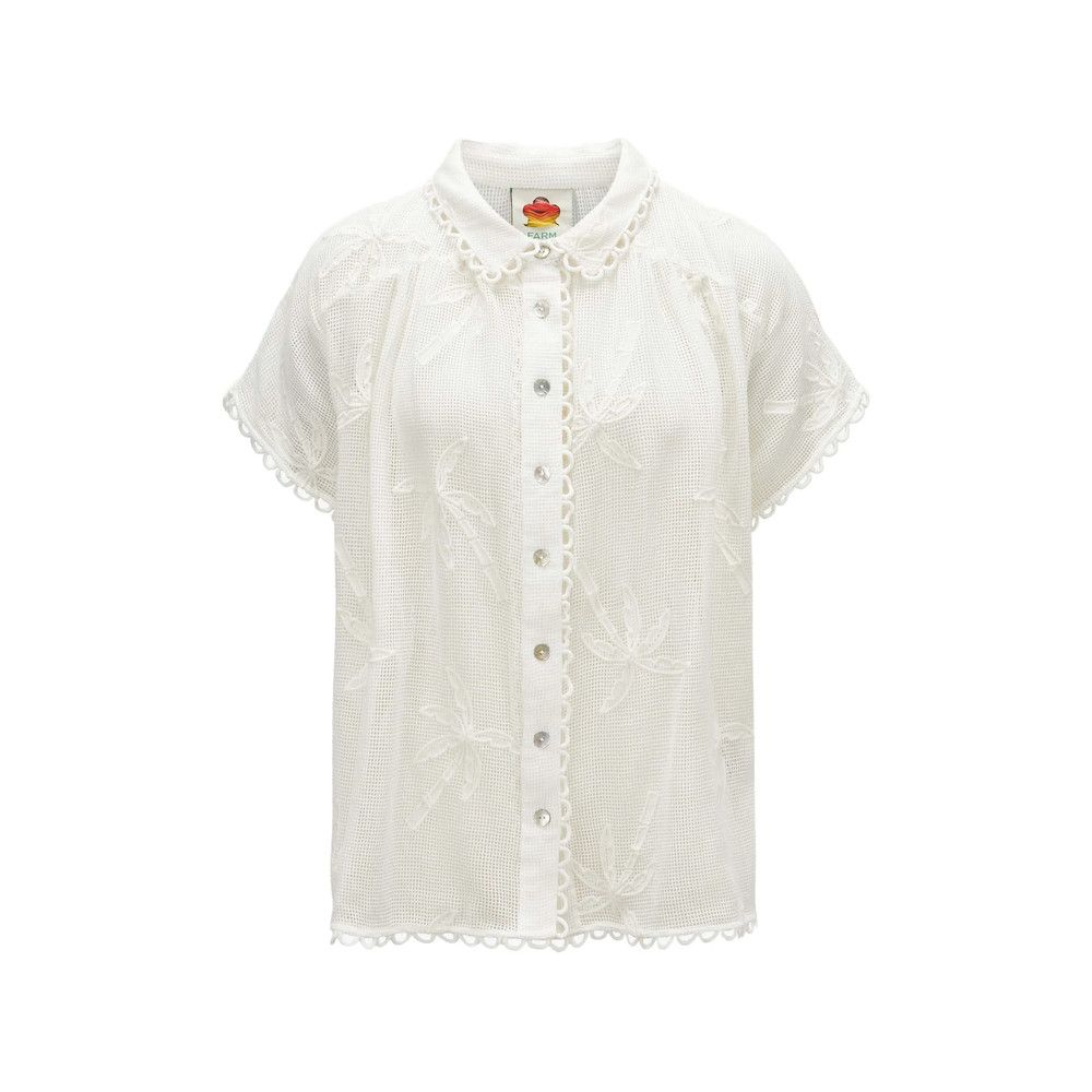Farm Rio Farm Rio WHITE Tops - Shirts Size S / US 4 / IT 40 - 1 Thumbnail