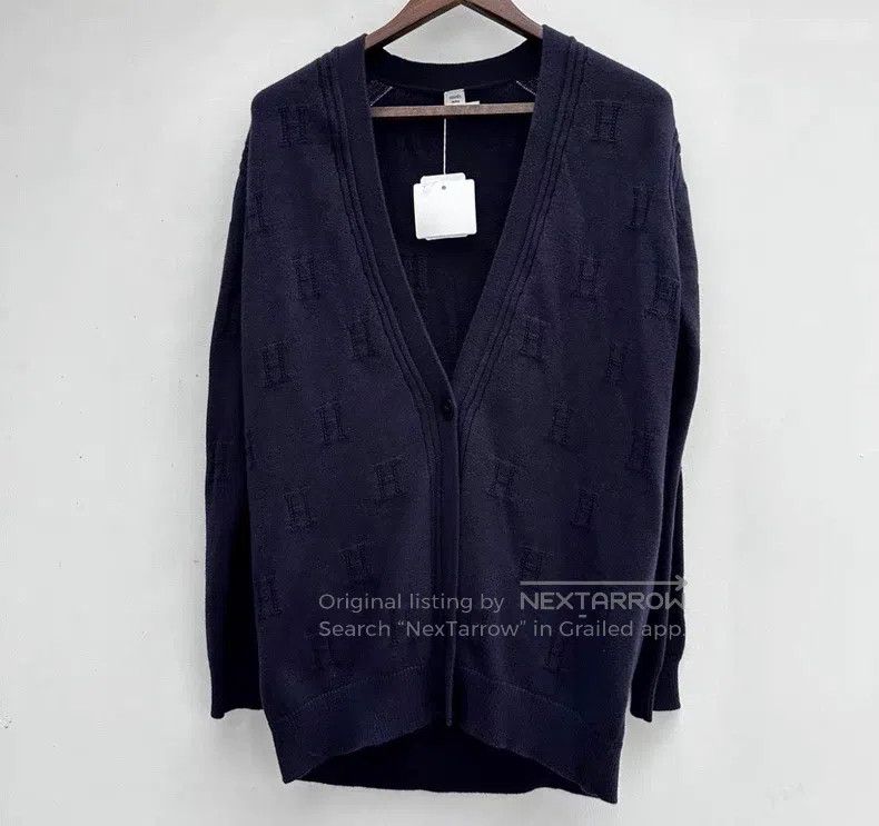 Hermes Hermes Women's h jacquard cardigan coat Size XS / US 0-2 / IT 36-38 - 1 Thumbnail