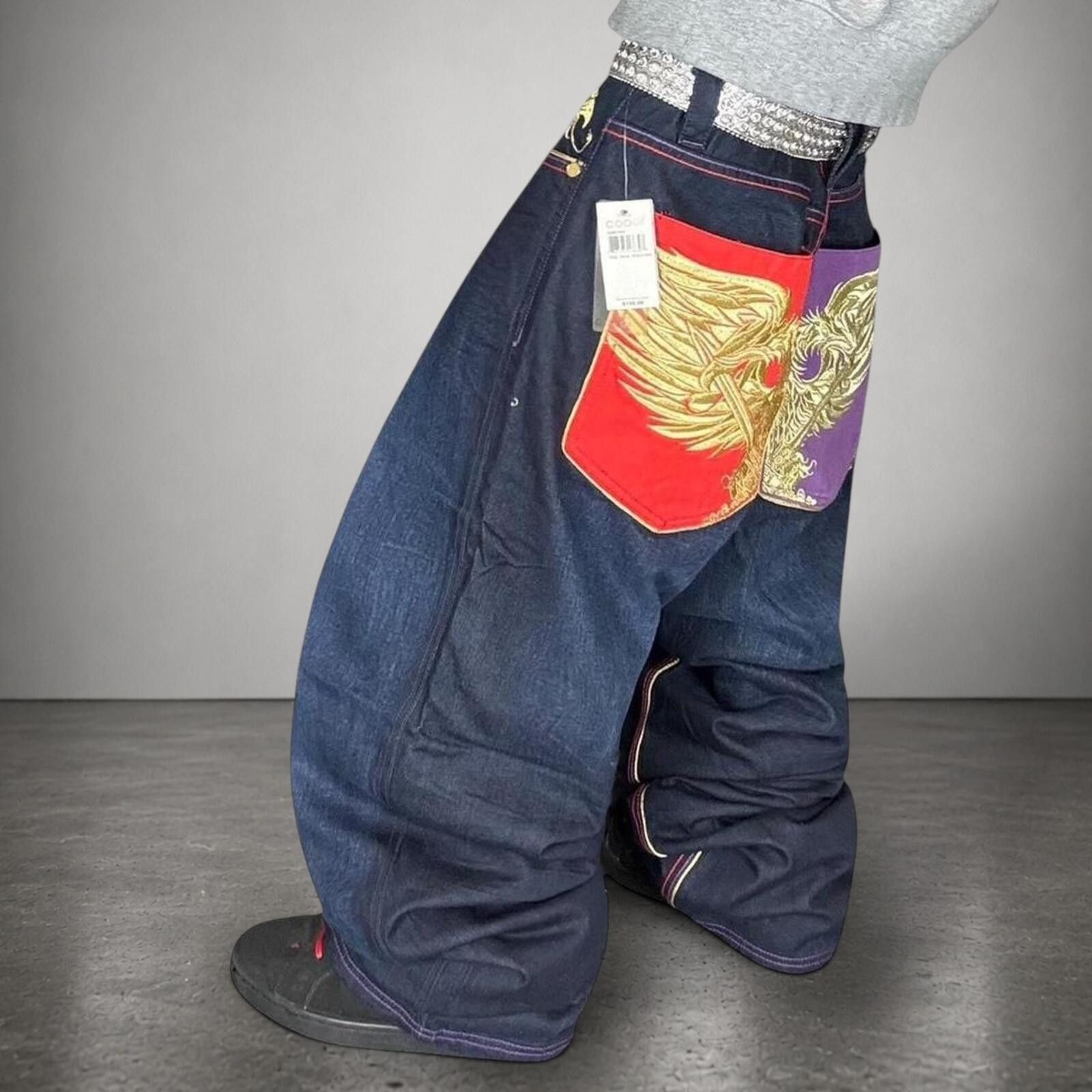 Coogi Y2K Wide Leg Baggy 2000s Oversized Jeans