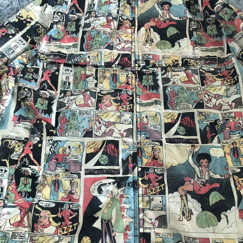 Prada Prada Size 44 Comic jacket two-dimensional windbreaker 2501 Size US S / EU 44-46 / 1 - 2 Thumbnail