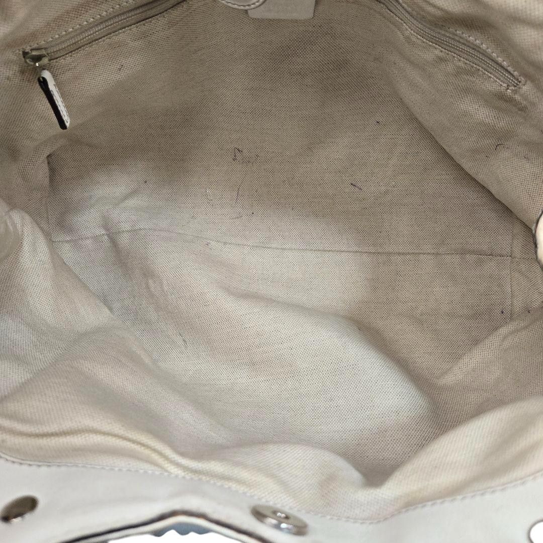 Gucci Gucci - Sukey White Leather Tweed Luxury Shoulder Bag Size ONE SIZE - 8 Thumbnail