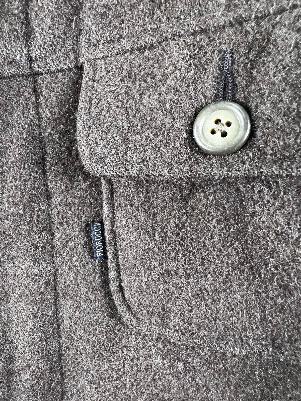 Fiorucci 🔥 FIORUCCI ITALIAN WOOL CHORE JACKET brown colors Size L / US 10 / IT 46 - 5 Thumbnail