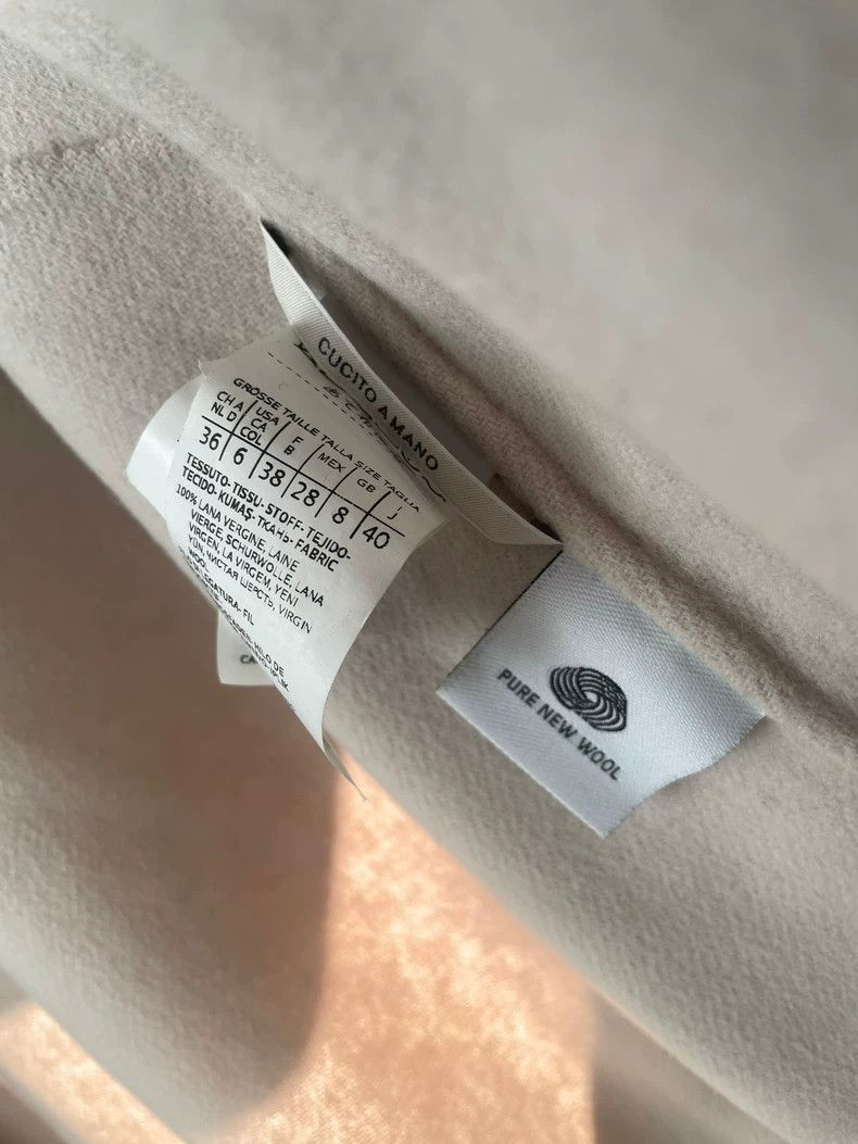 Max Mara Max Mara Coat Rice White Ice White Long Bathrobe Coat Cash Size XS / US 0-2 / IT 36-38 - 4 Thumbnail