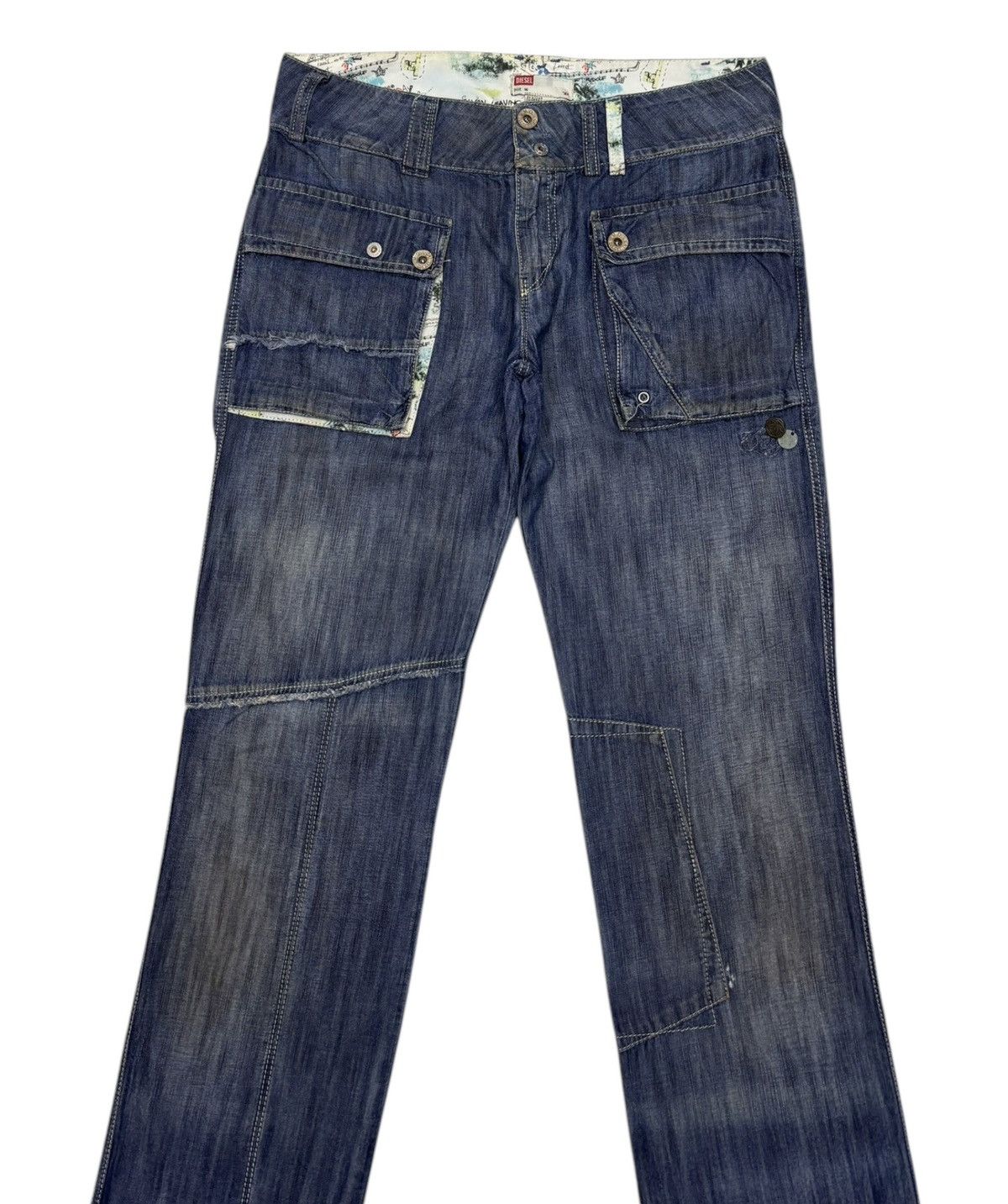 Diesel × Diesel Black Gold DIESEL MULTI POCKET DENIM BUSH JEANS PANTS Size US 30 / EU 46 - 5 Thumbnail