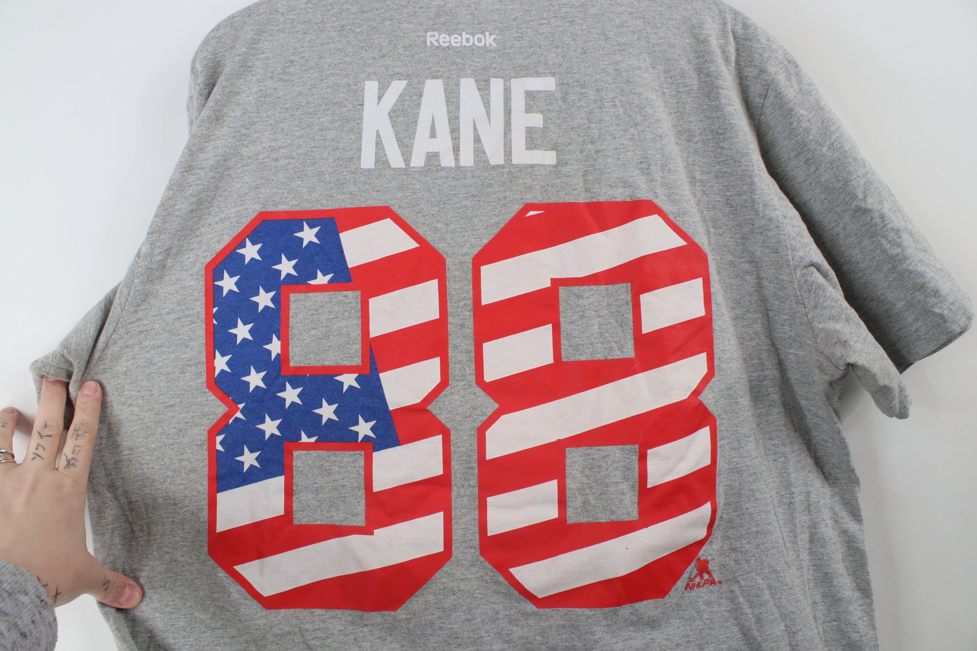 Reebok × Vintage Vintage Reebok Kane Chicago Blackhawks Hockey Jersey T-Shirt Size US L / EU 52-54 / 3 - 13 Thumbnail