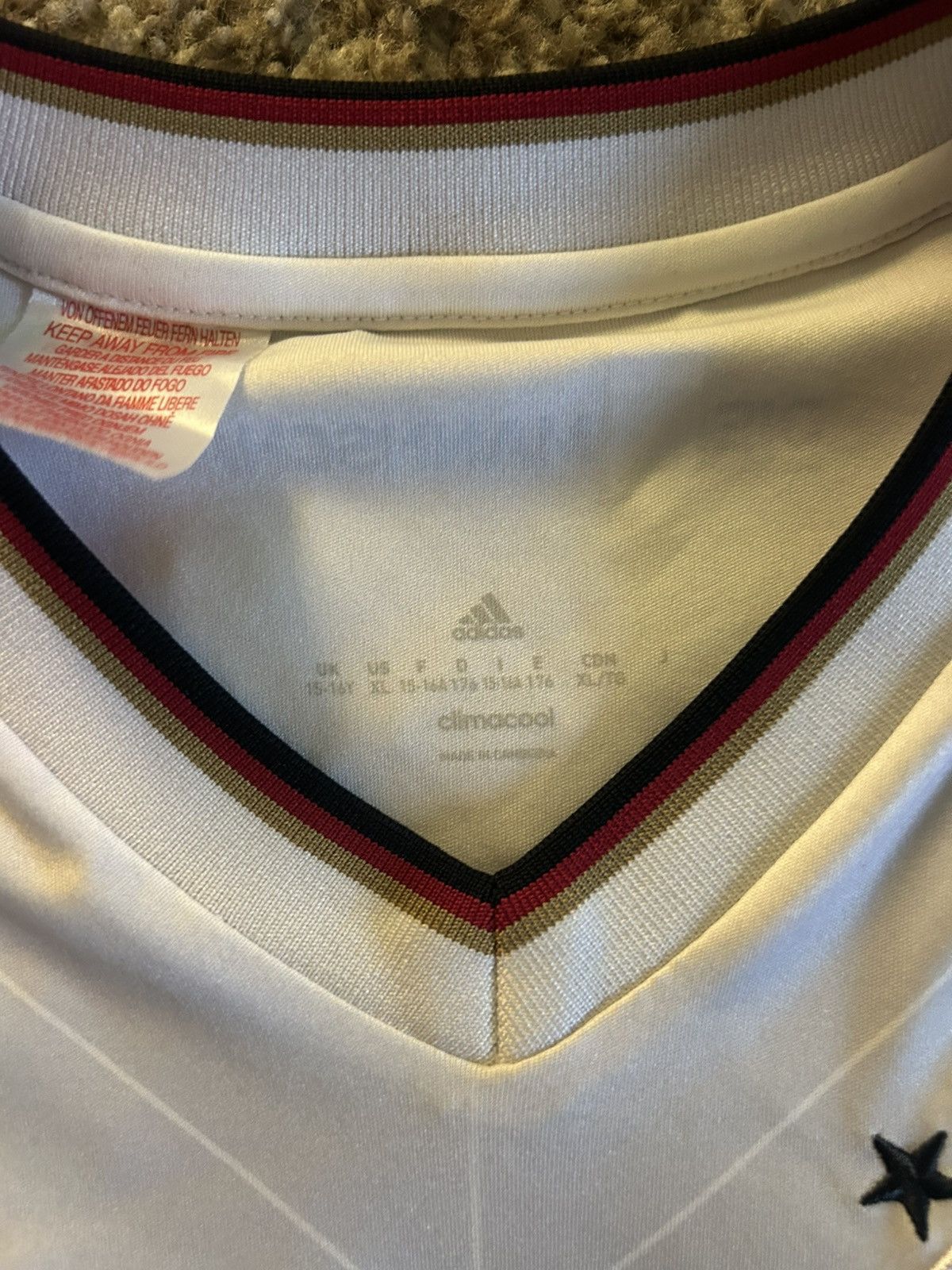 Adidas Germany 2016/2017 Home Jersey Size US S / EU 44-46 / 1 - 4 Thumbnail